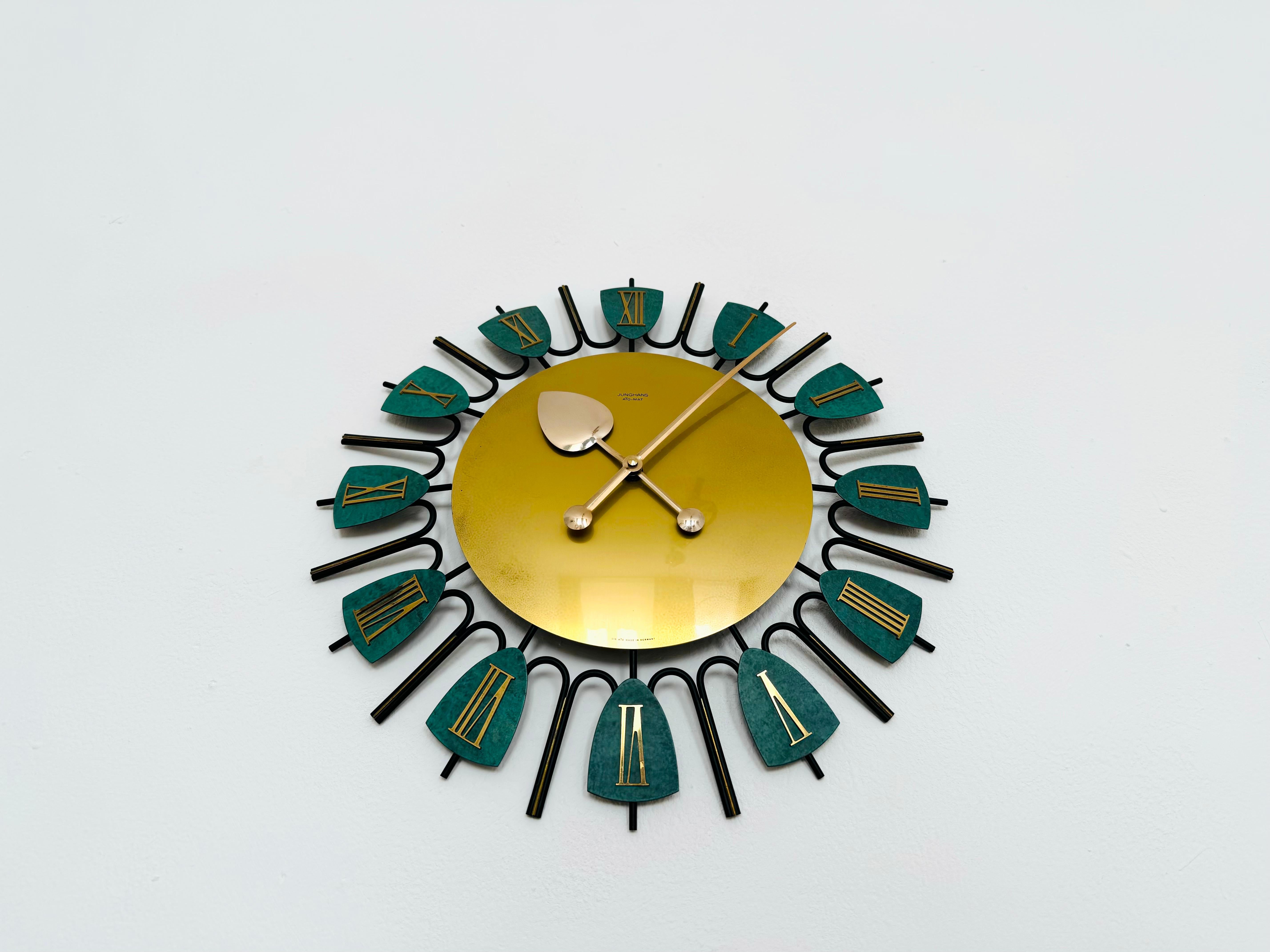 Mid-20th Century Wall Clock by Junghans