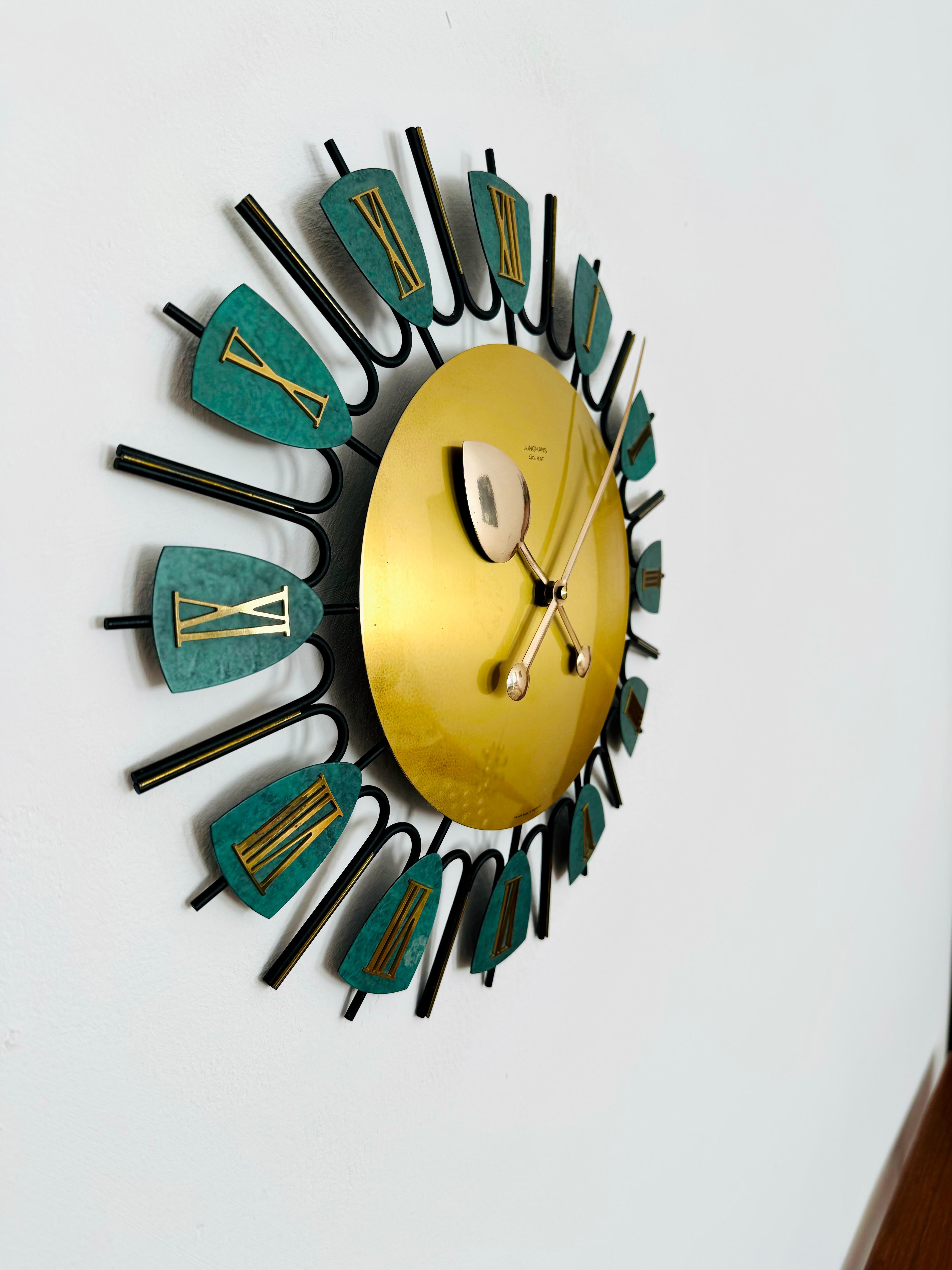 Metal Wall Clock by Junghans