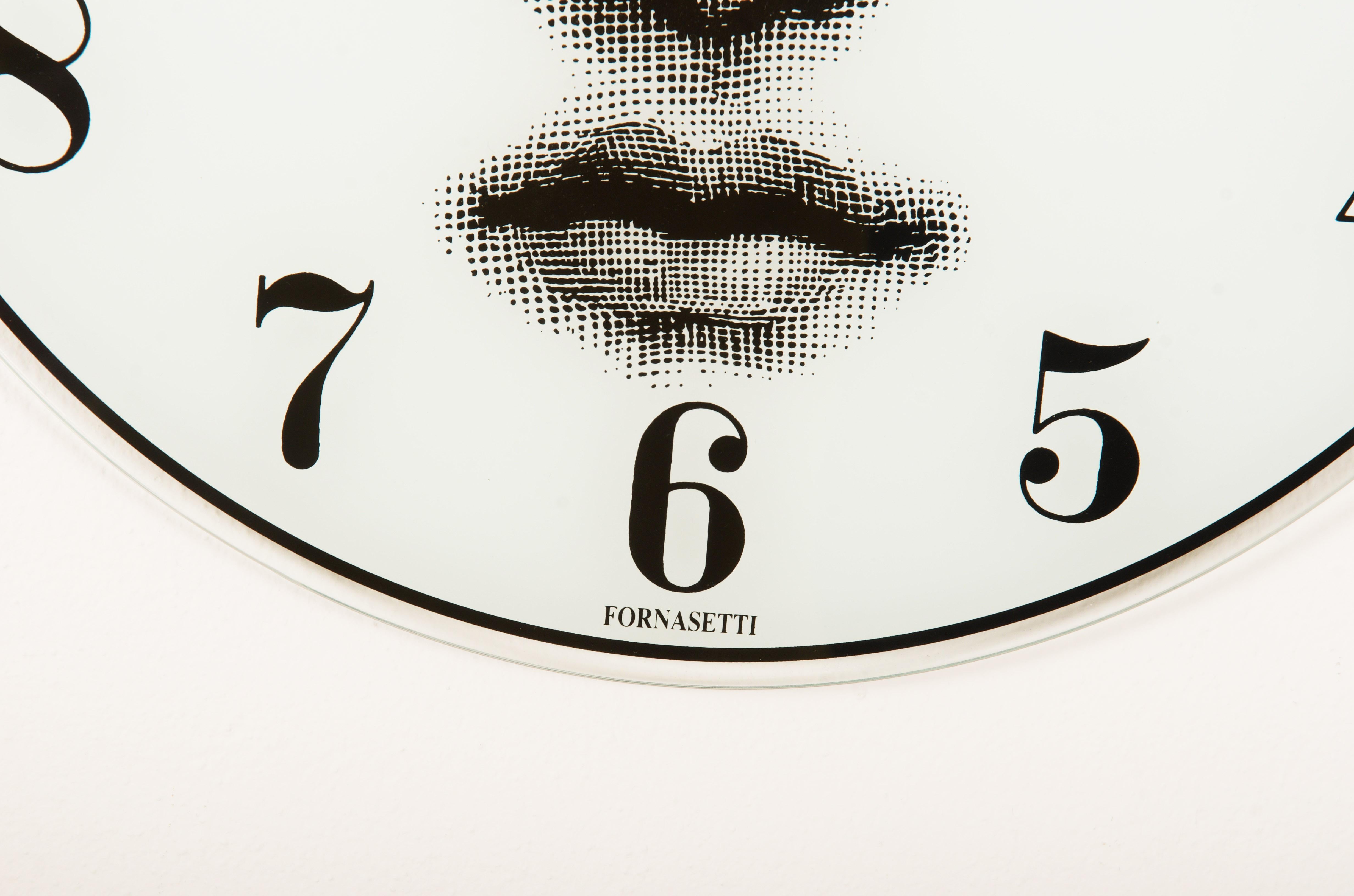 Post-Modern Wall Clock by Piero Fornasetti For Sale