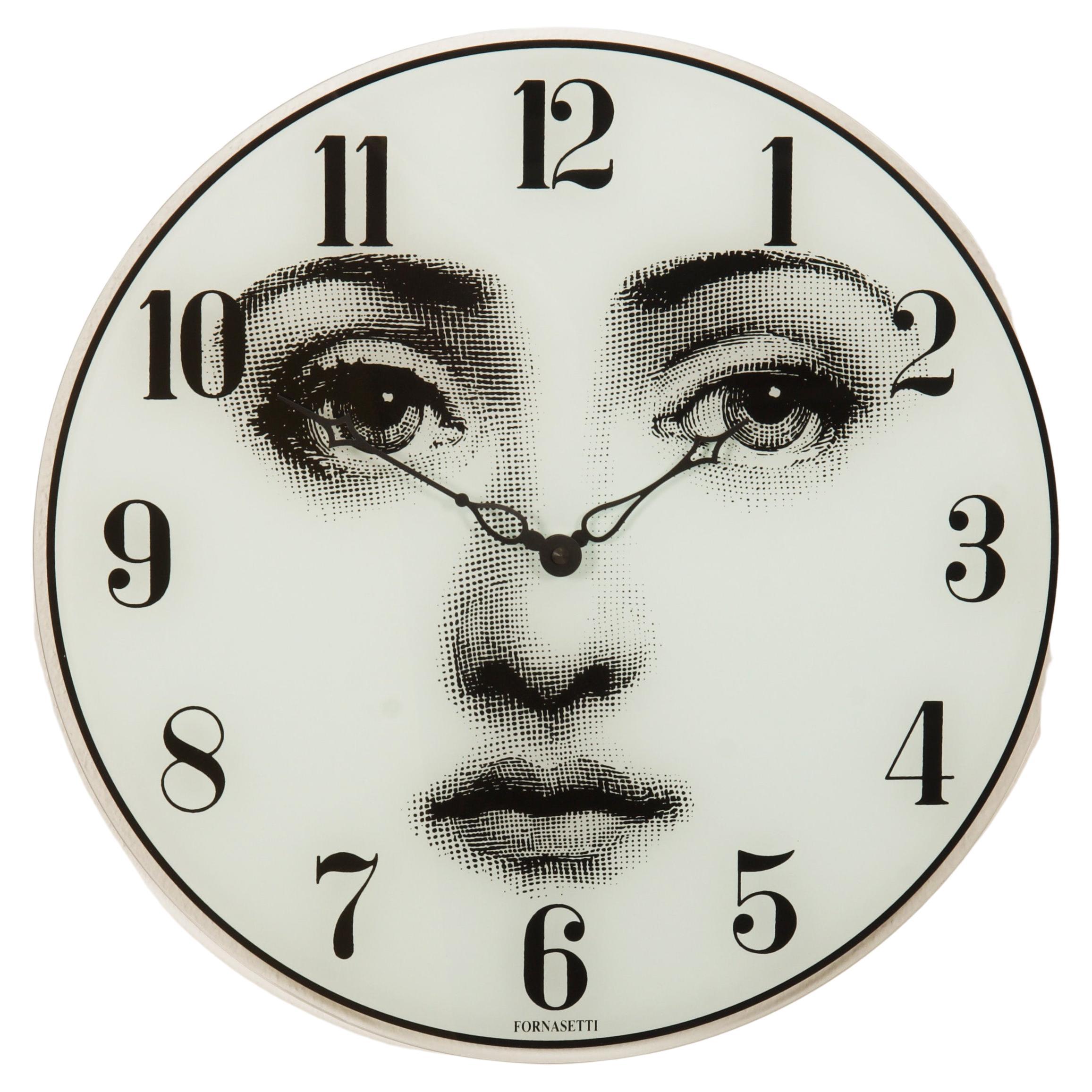 Wall Clock by Piero Fornasetti For Sale