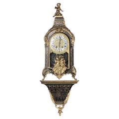 Antique Wall Clock Century French, Napoleon III, 19th Century