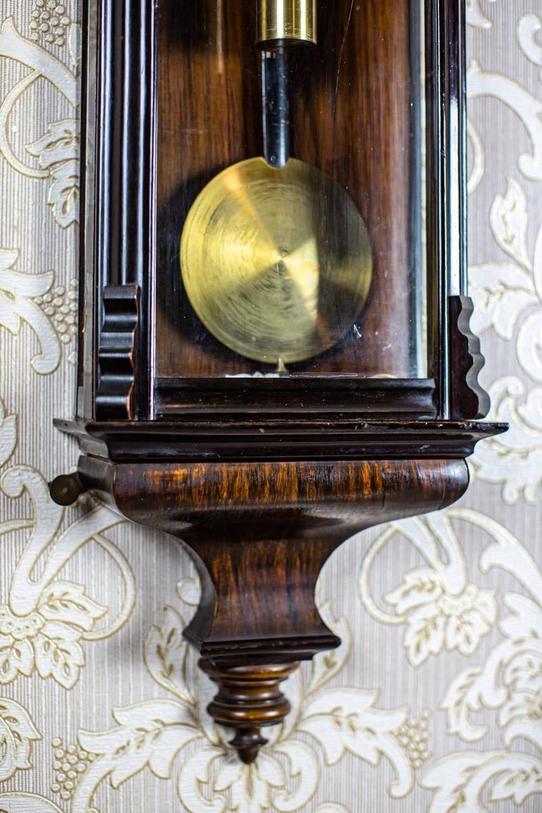 AustriaHungarian Wall Clock From the Late 19th Century For Sale at 1stDibs