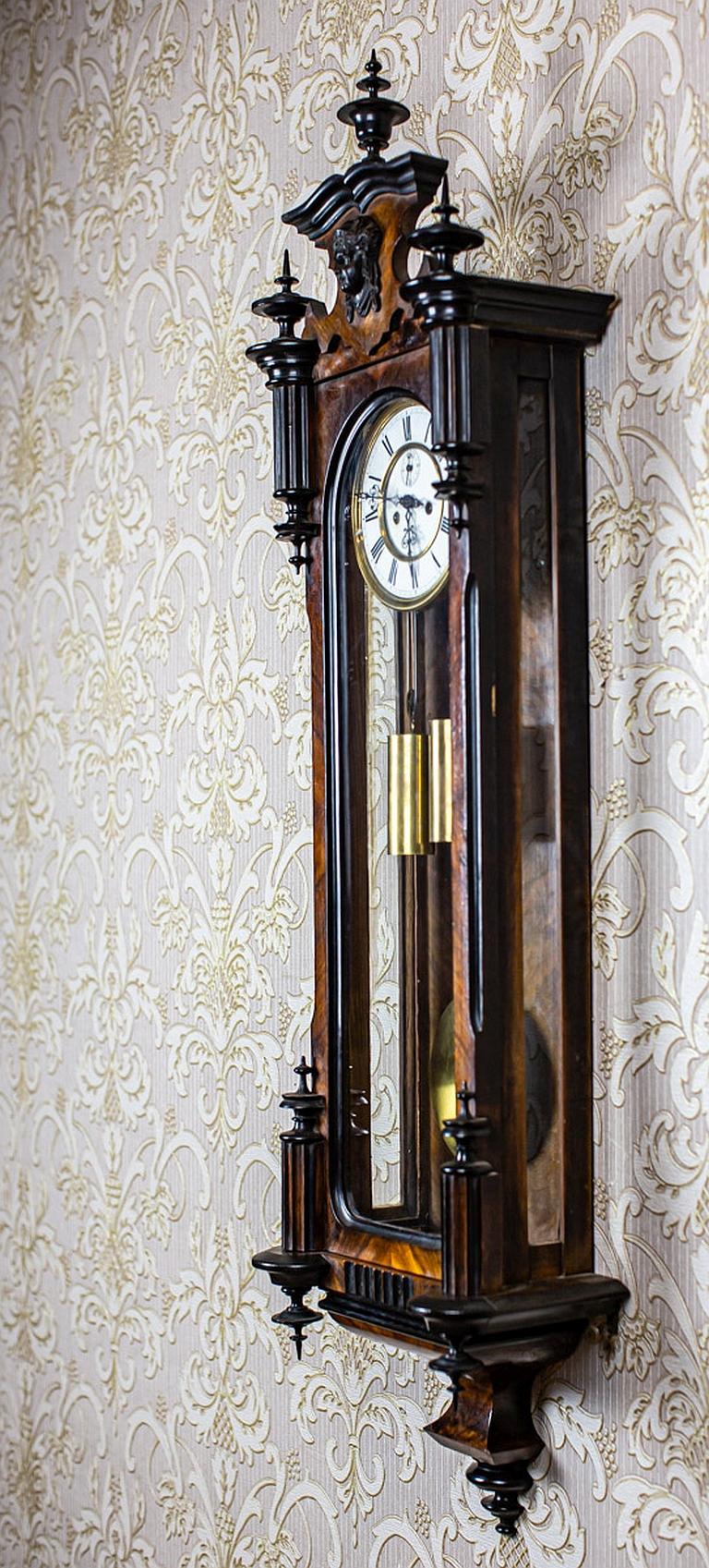 wall mounted grandfather clock