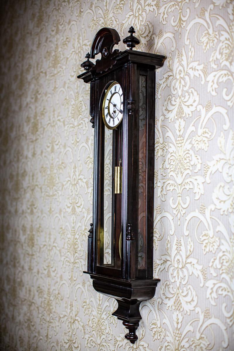 grandfather clock painted black