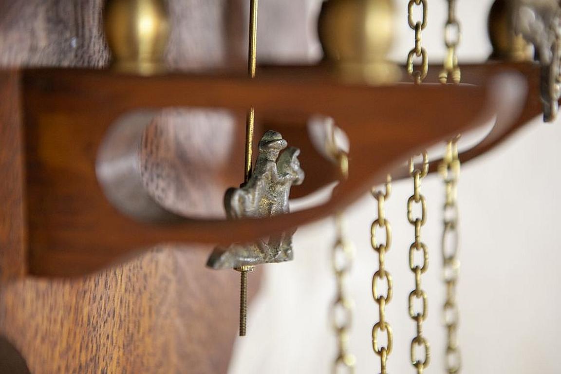 Wall Clock from the Late 20th Century in Oak Case 3
