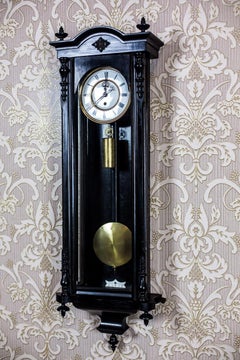 Wall Clock in a Wooden Case, circa 1880