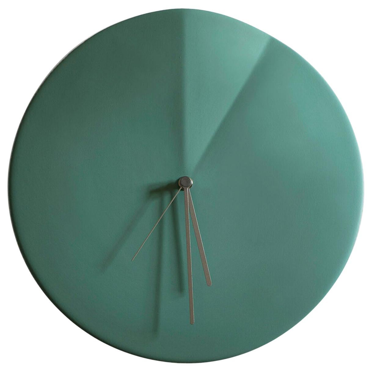 Wall Clock 'Oree' by Ocrùm 'Green Ceramic'