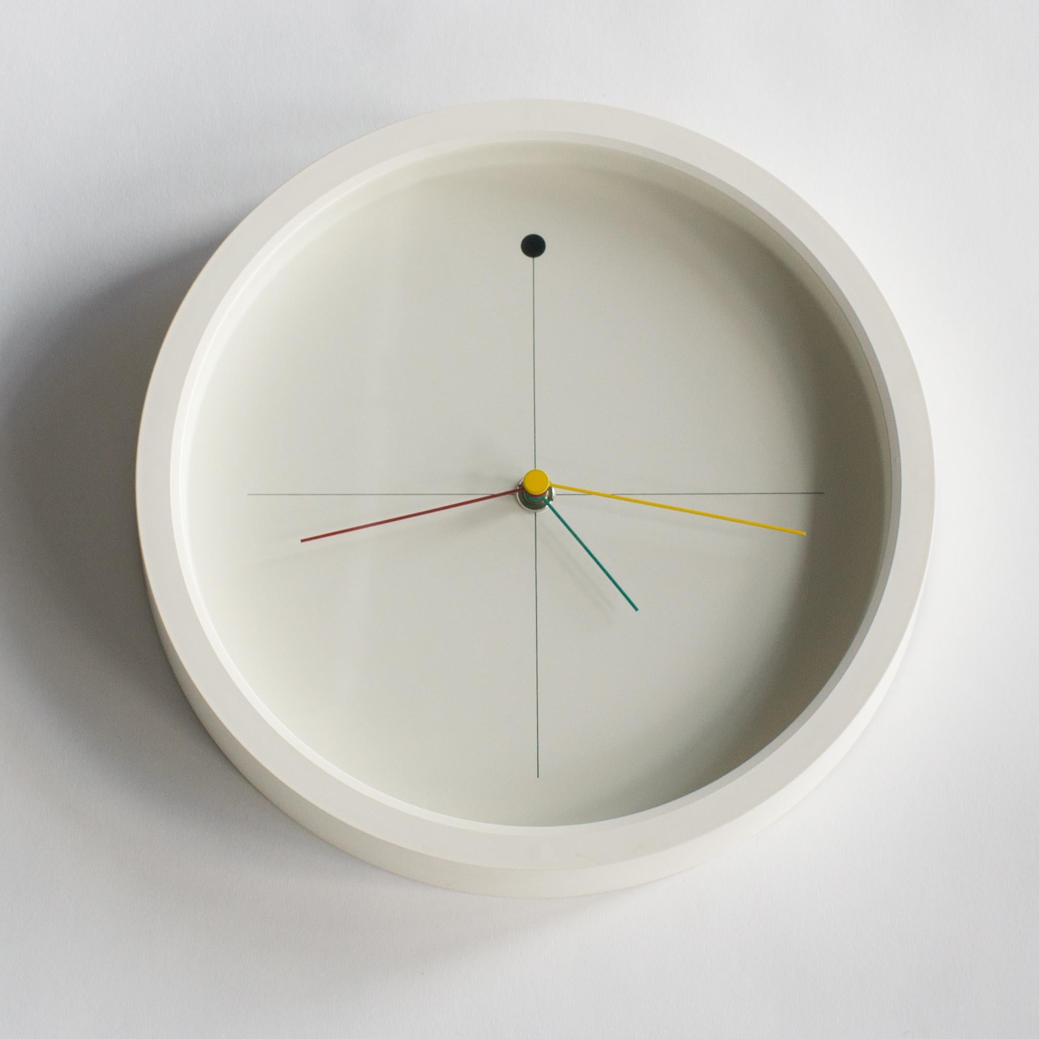 Late 20th Century Wall Clock Shohei Mihara Wakita Superpresent Postmodern, 1980s