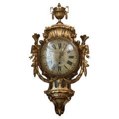 Antique Wall Clock signed Jacob Kock