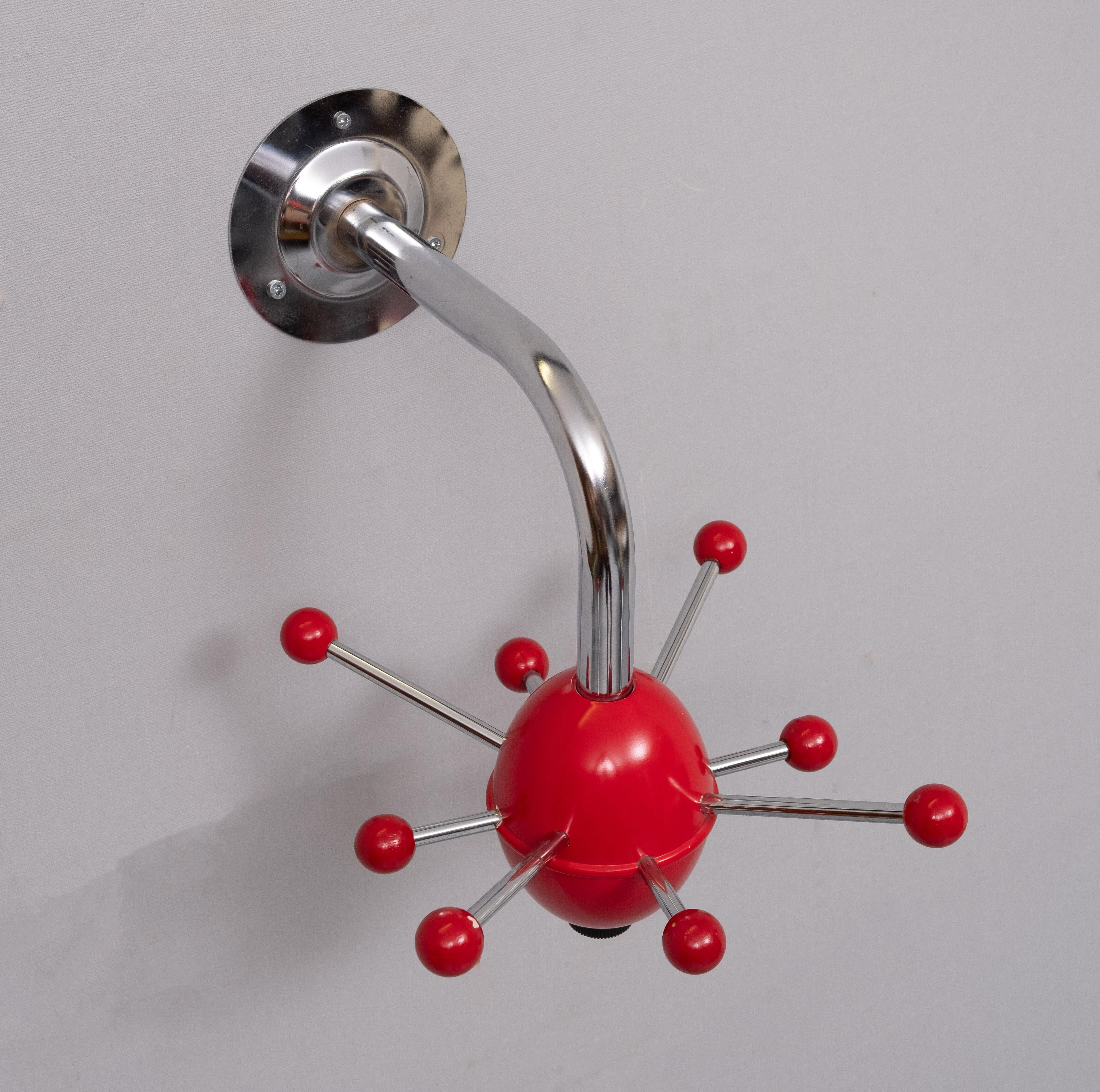 Italian Wall Coat hanger,  1990s, retro space age