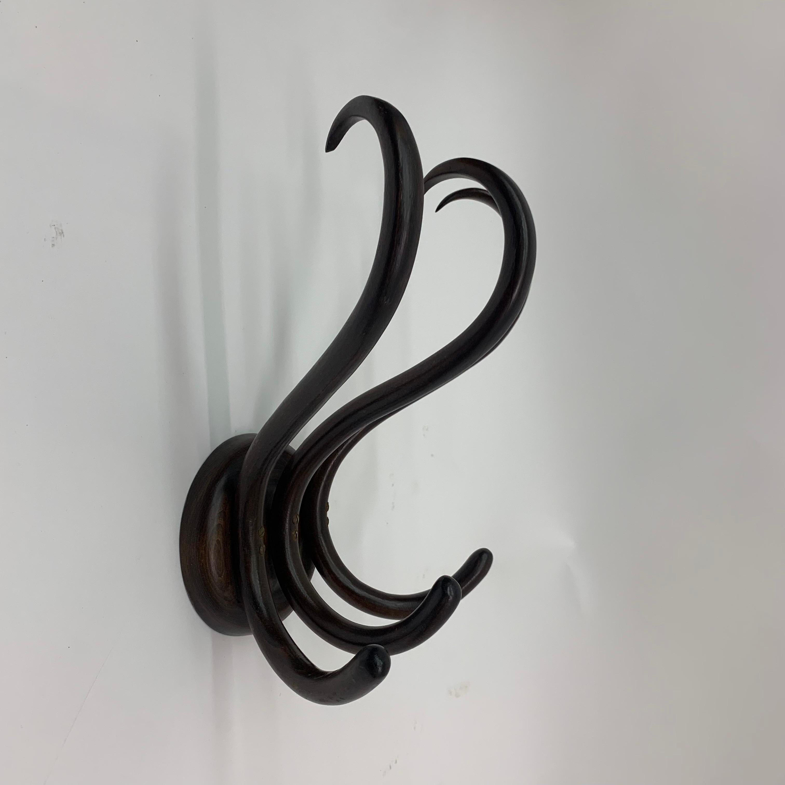 Wall Coat Rack from Thonet, 1970s 5