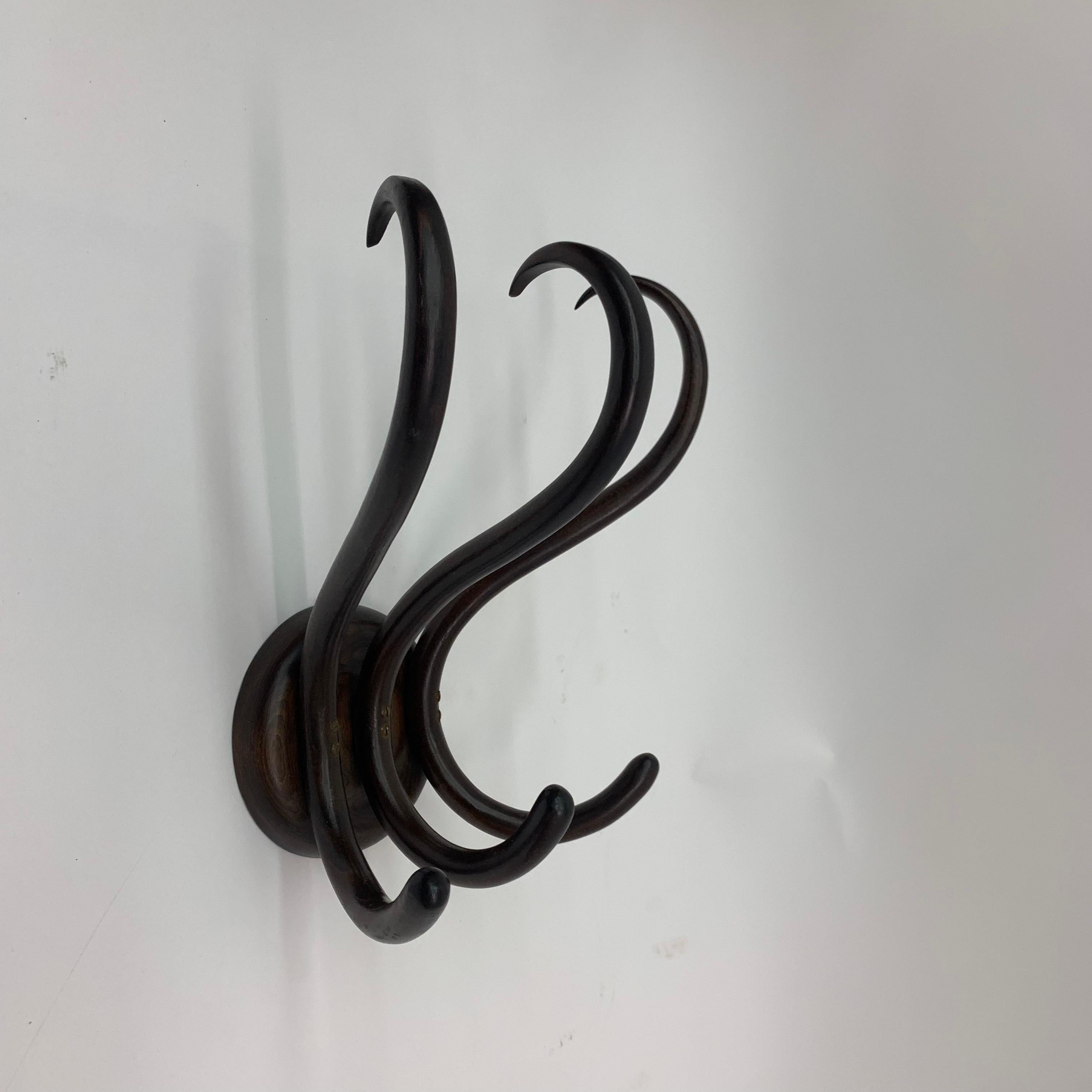 Wall Coat Rack from Thonet, 1970s 6