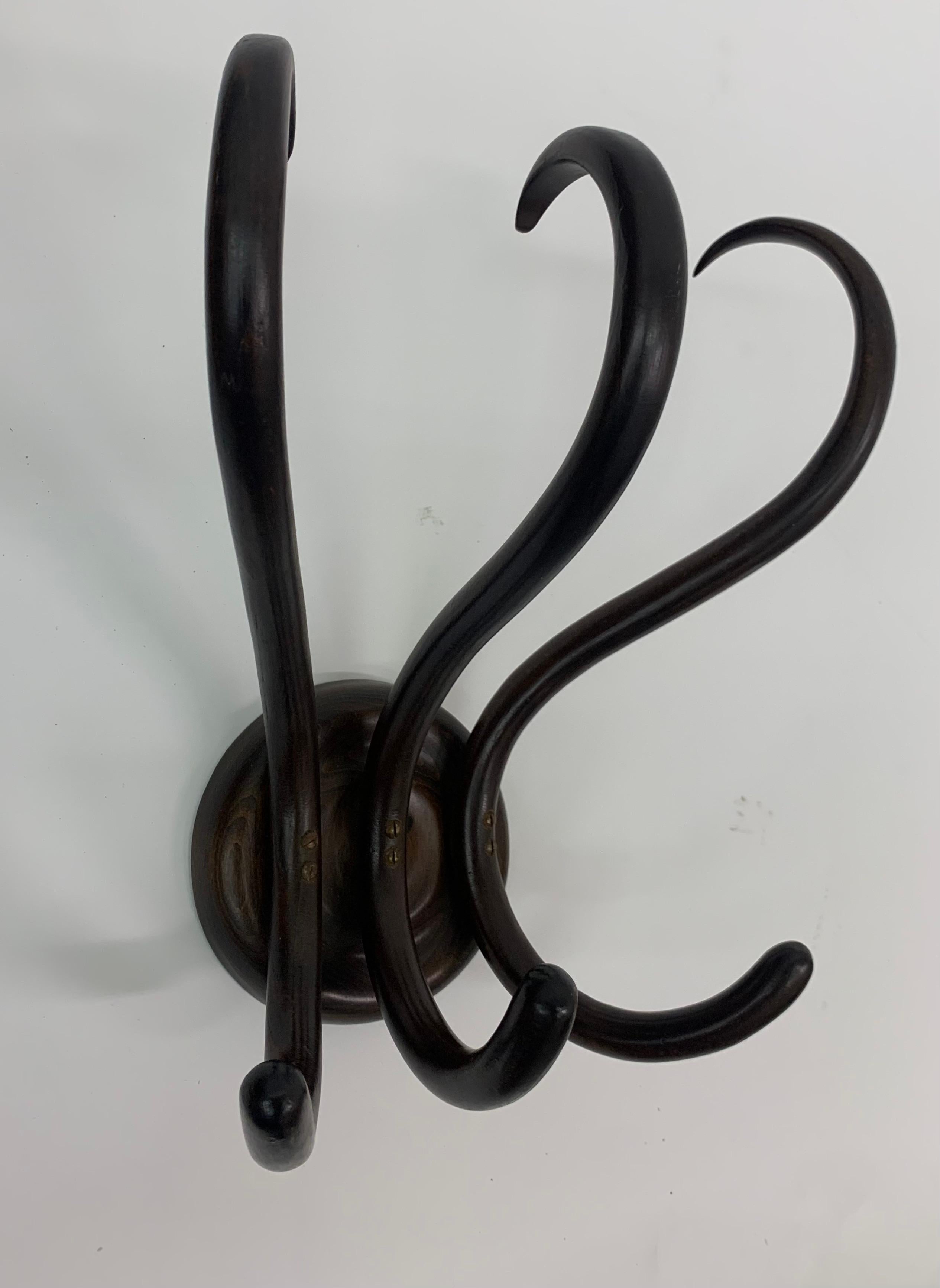 Wall Coat Rack from Thonet, 1970s In Good Condition For Sale In Delft, NL