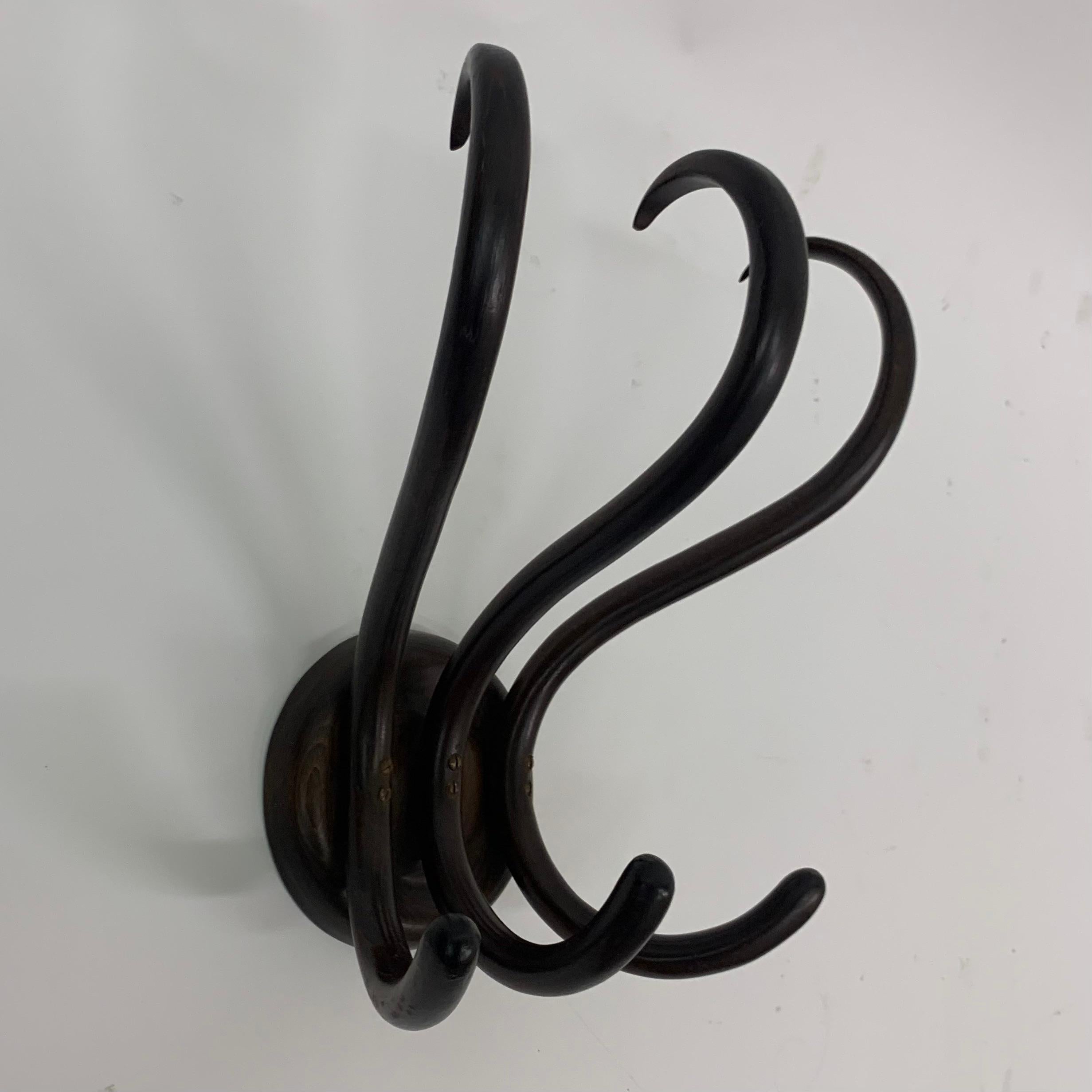 Wall Coat Rack from Thonet, 1970s For Sale 1