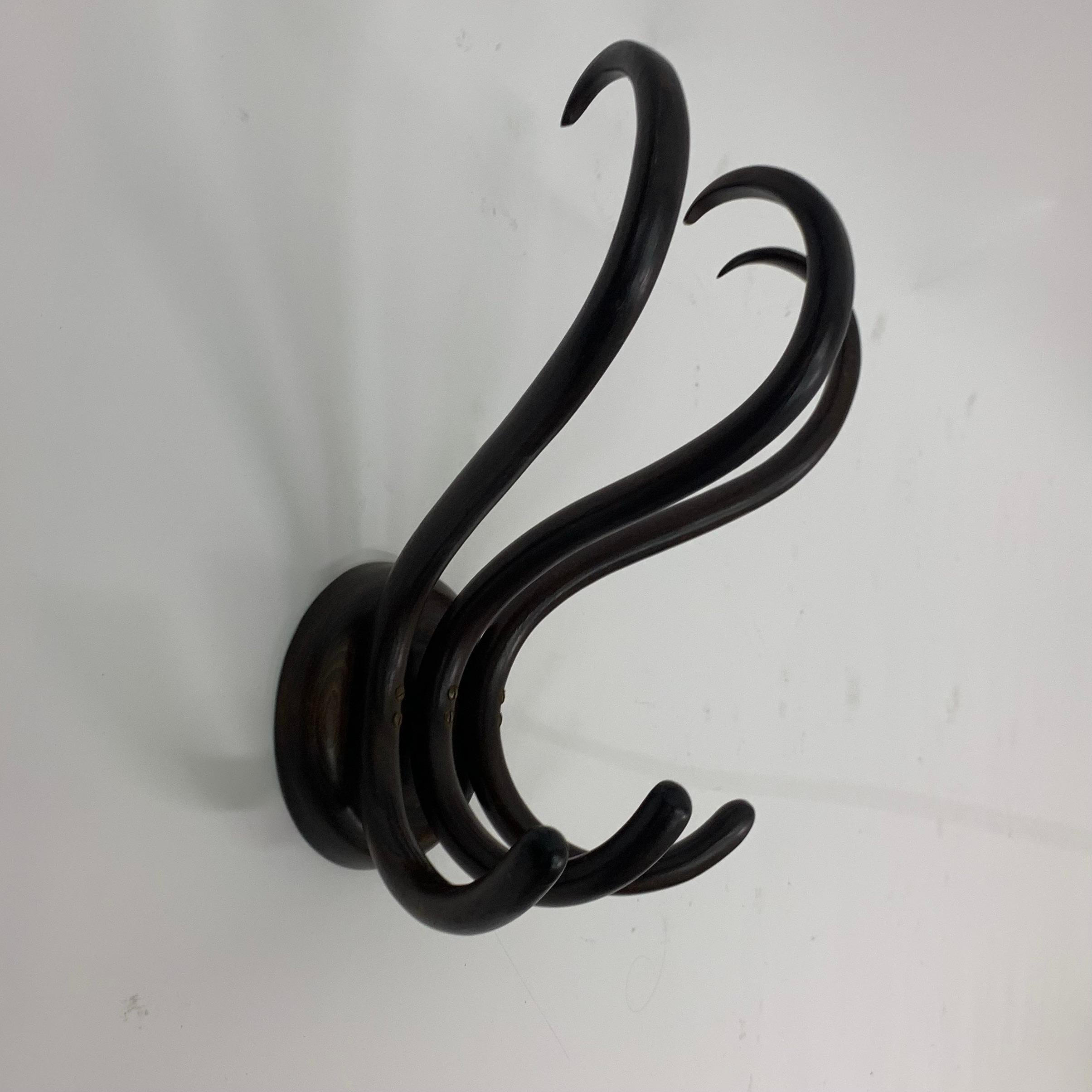 Wall Coat Rack from Thonet, 1970s 2