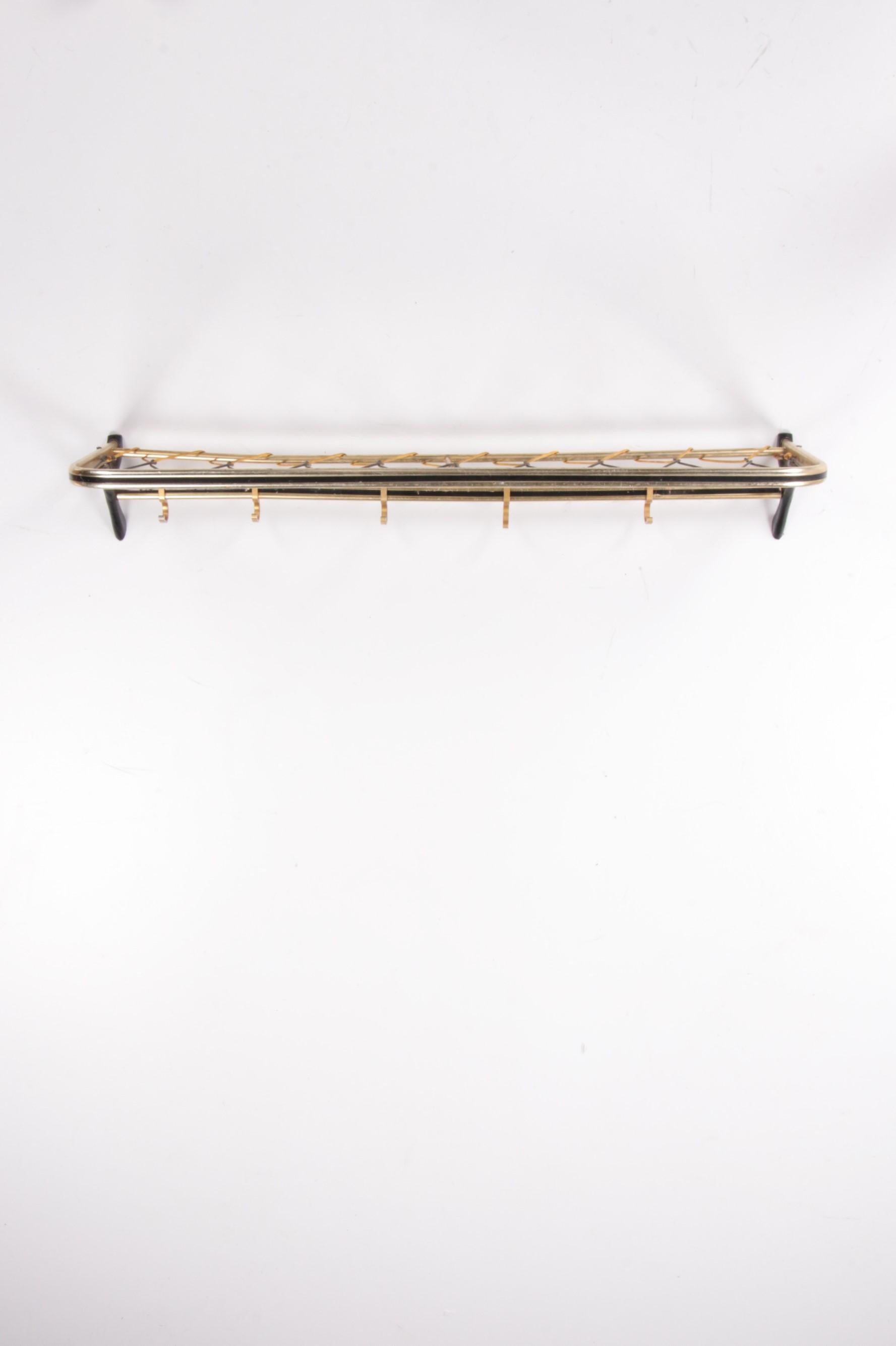 Wall Coat Rack Gold collour Hollywood Regency Style, 1960s For Sale 7