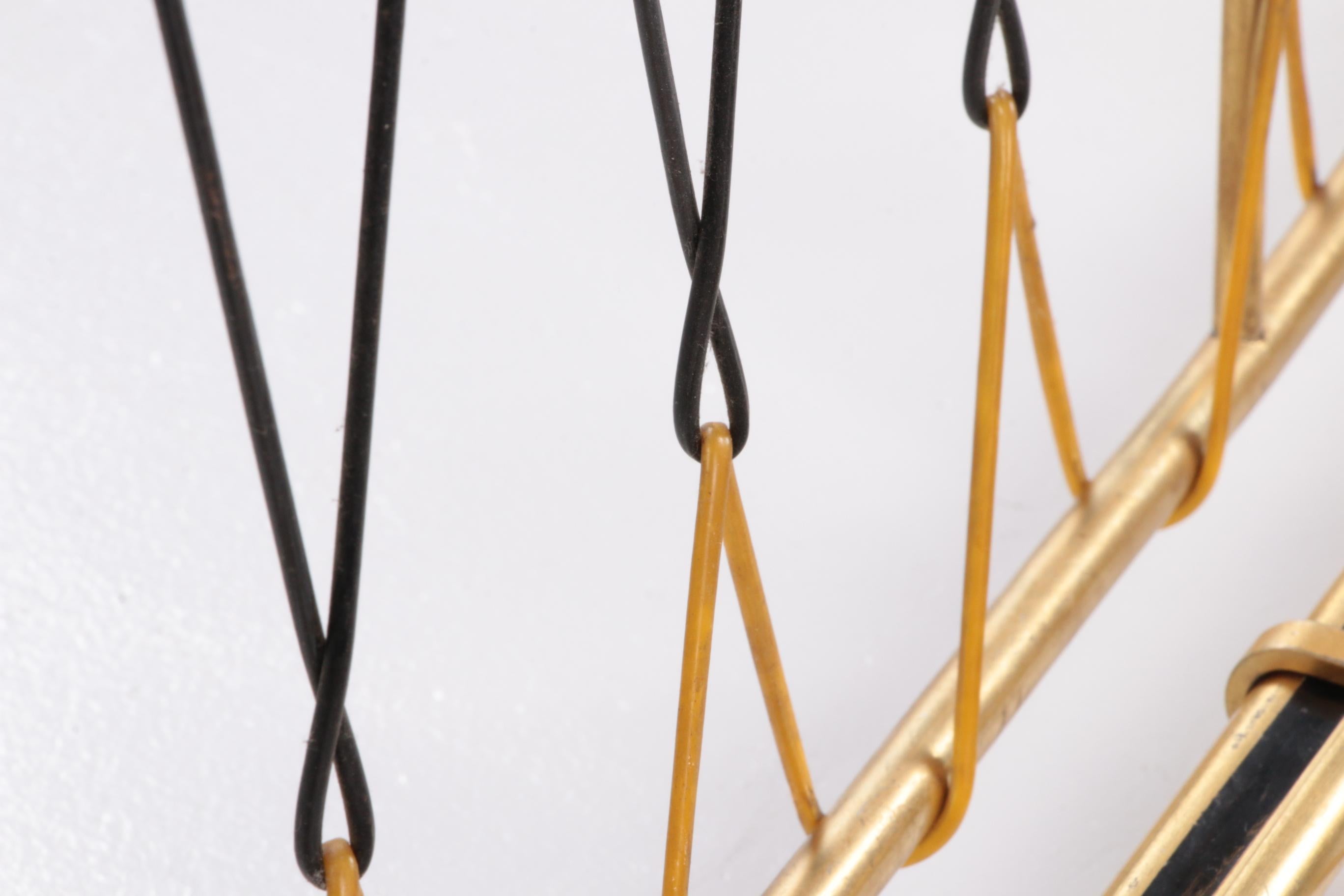 Wall Coat Rack Gold collour Hollywood Regency Style, 1960s For Sale 1