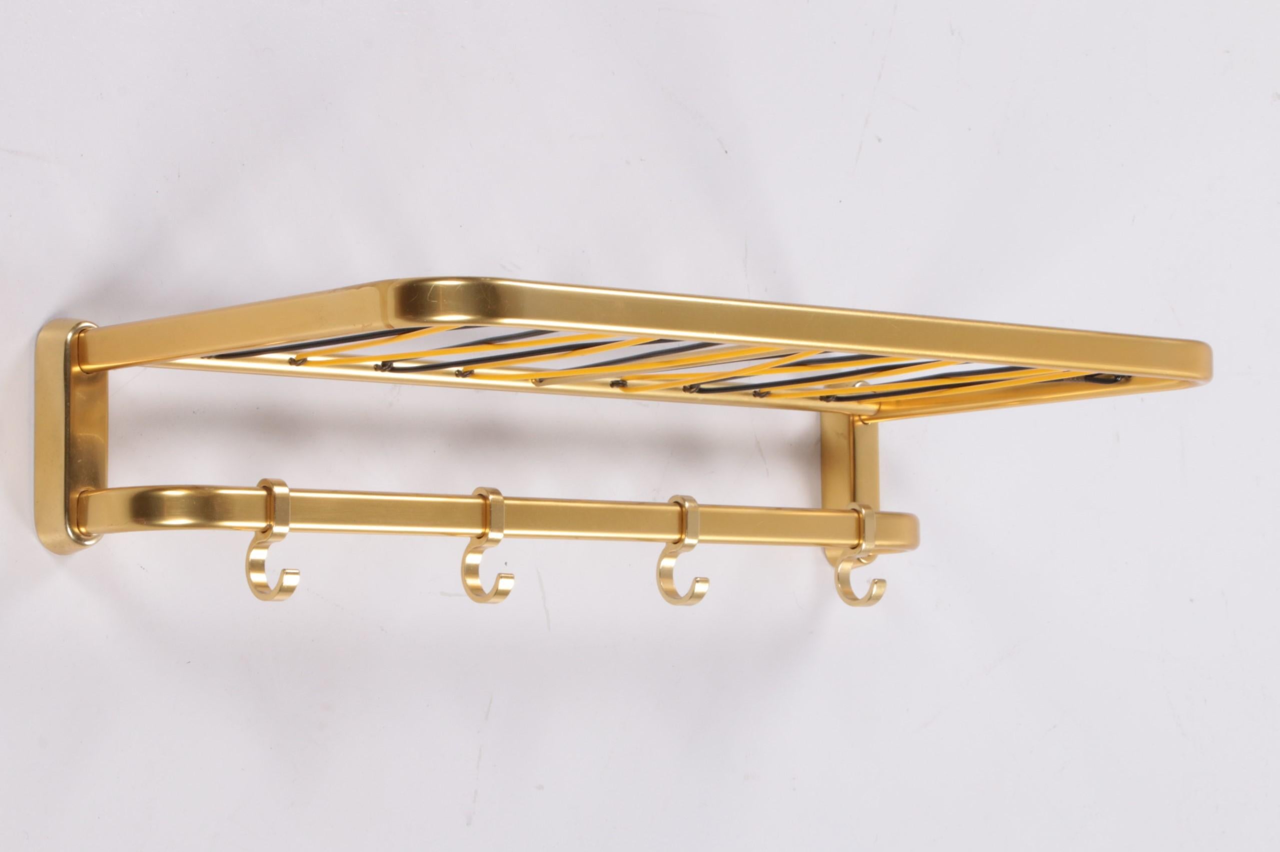 Wall Coat Rack Hollywood Regency Style, 1960s In Good Condition In Oirlo, LI