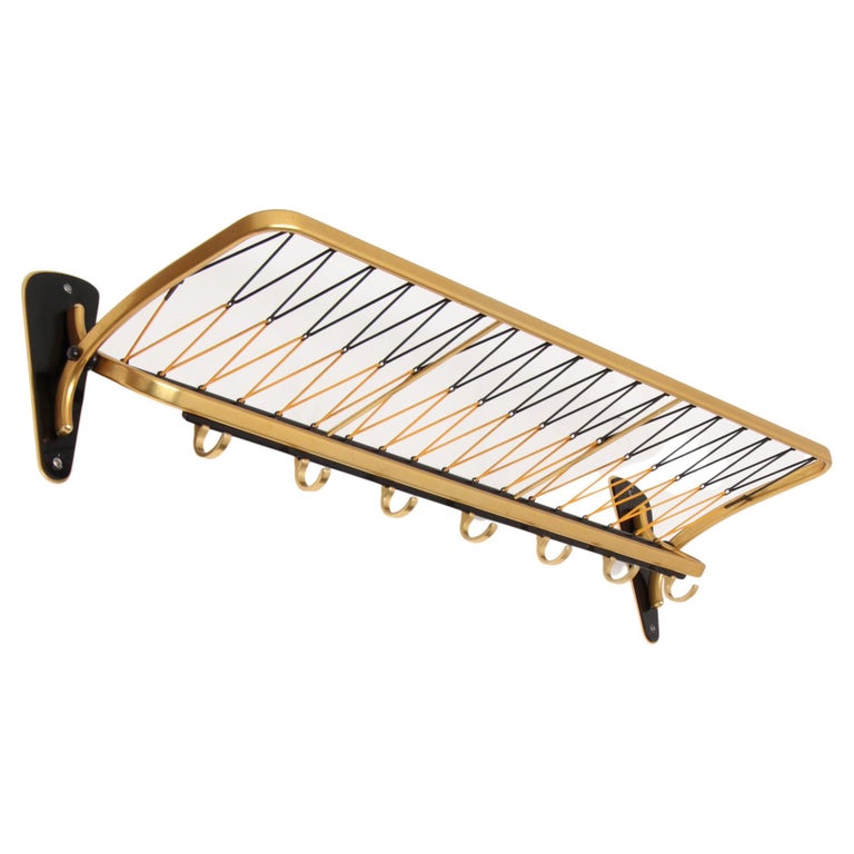 Wall Coat Rack Hollywood Regency Style, 1960s For Sale at 1stDibs