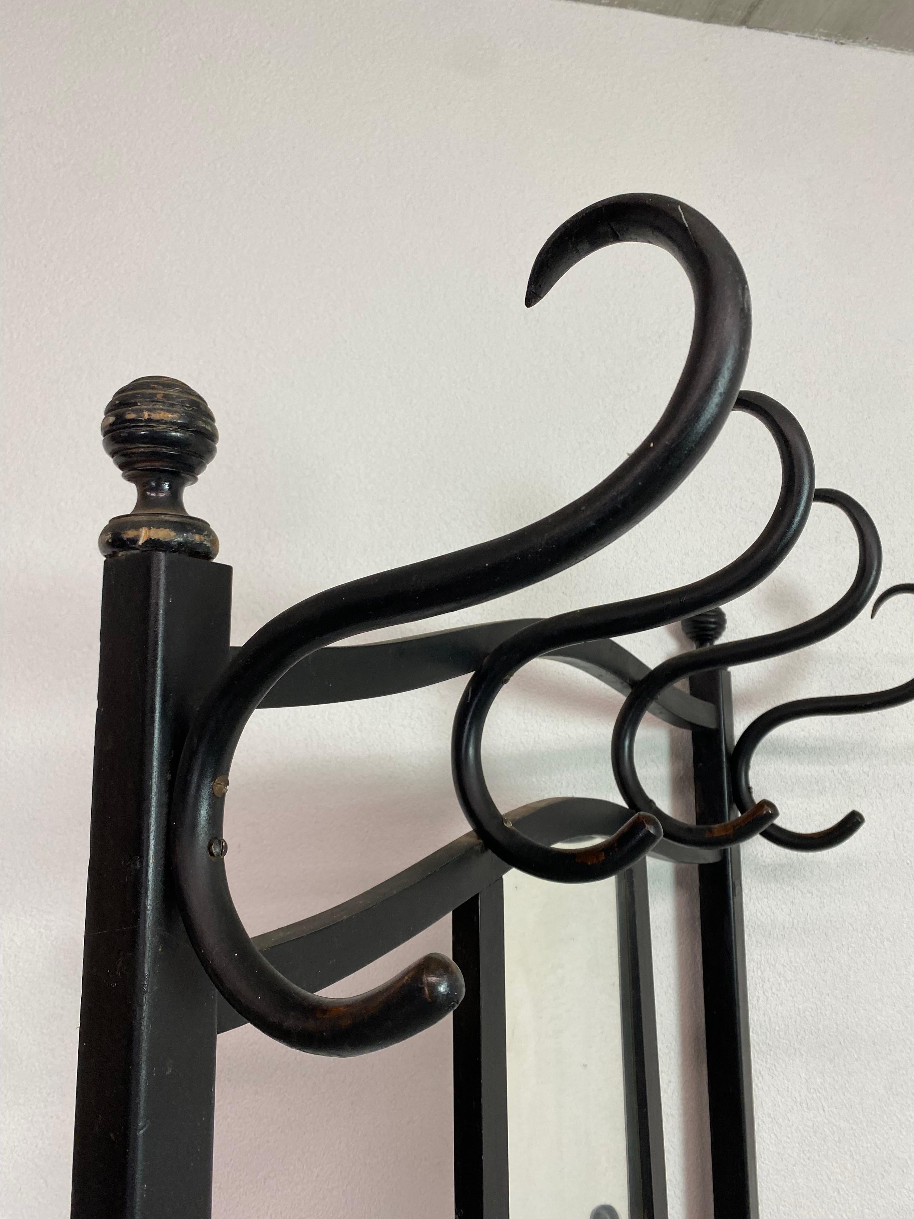 Austrian Wall coat rack no.905 by Thonet For Sale