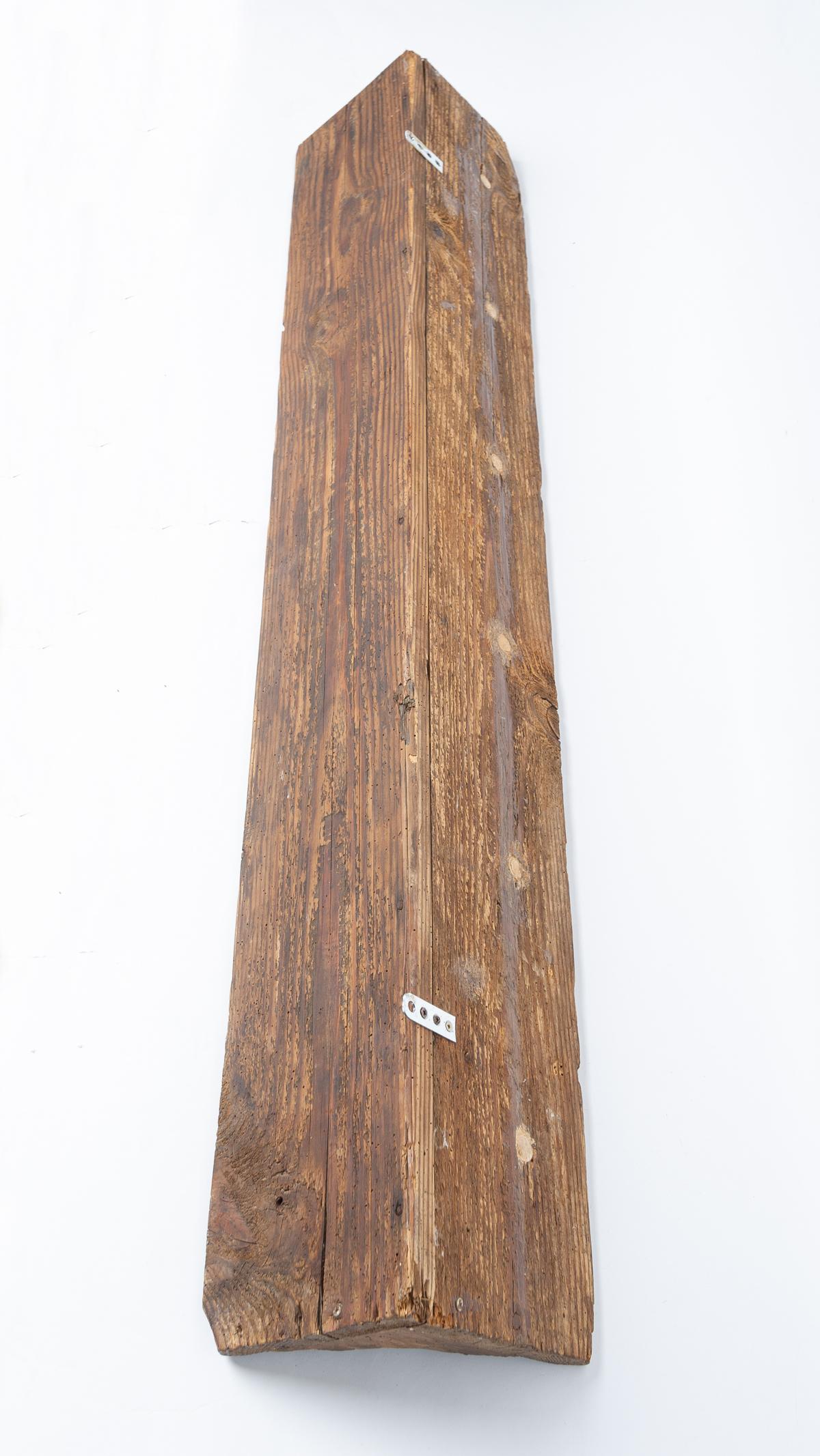 Wall Coat Wood Rack for Clothes or Curtain In Excellent Condition For Sale In Alessandria, Piemonte