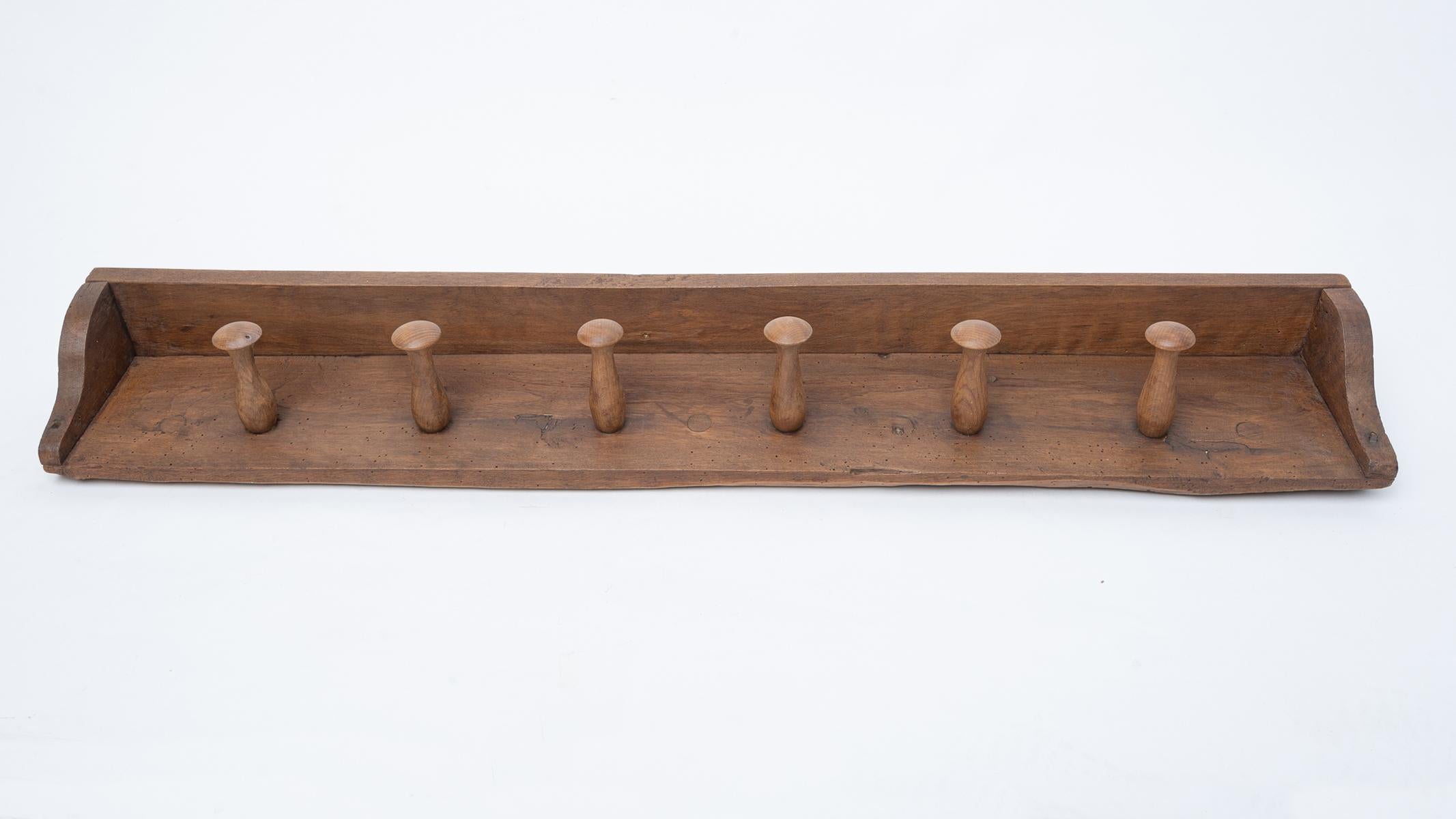 Wall Coat Wood Rack for Clothes or Curtain For Sale 1