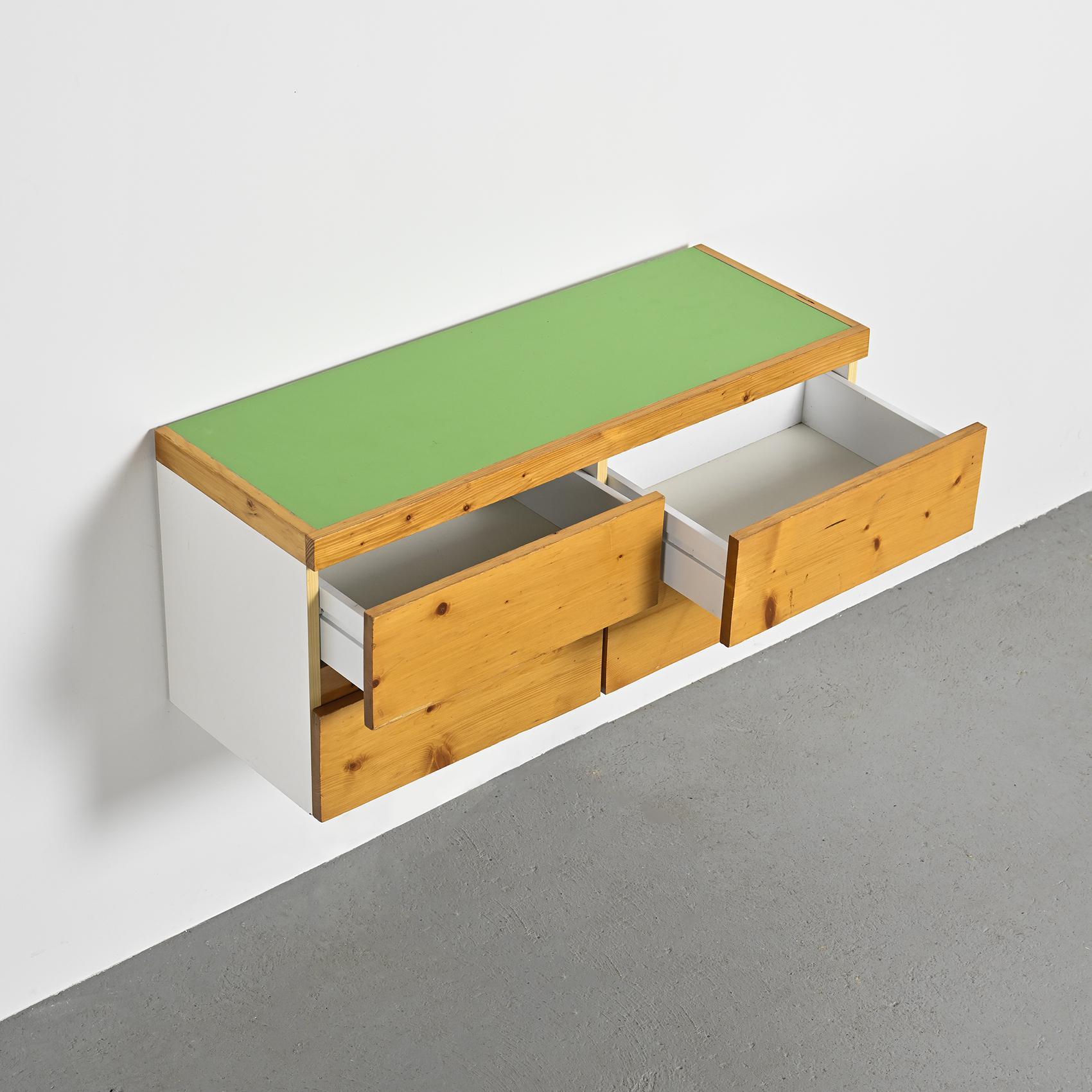 Wall console by Charlotte Perriand, Les Arcs circa 1976 5