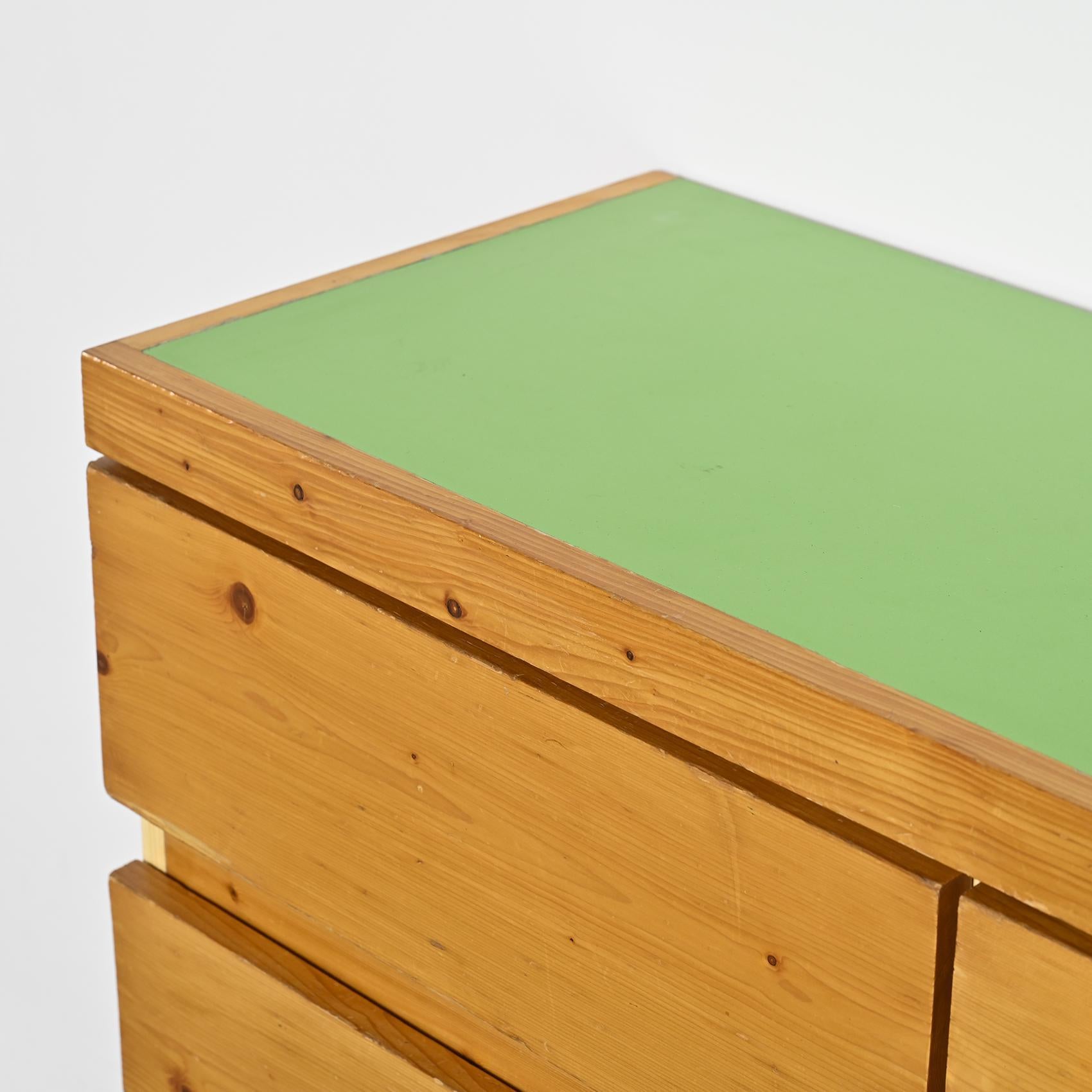 Mid-Century Modern Wall console by Charlotte Perriand, Les Arcs circa 1976