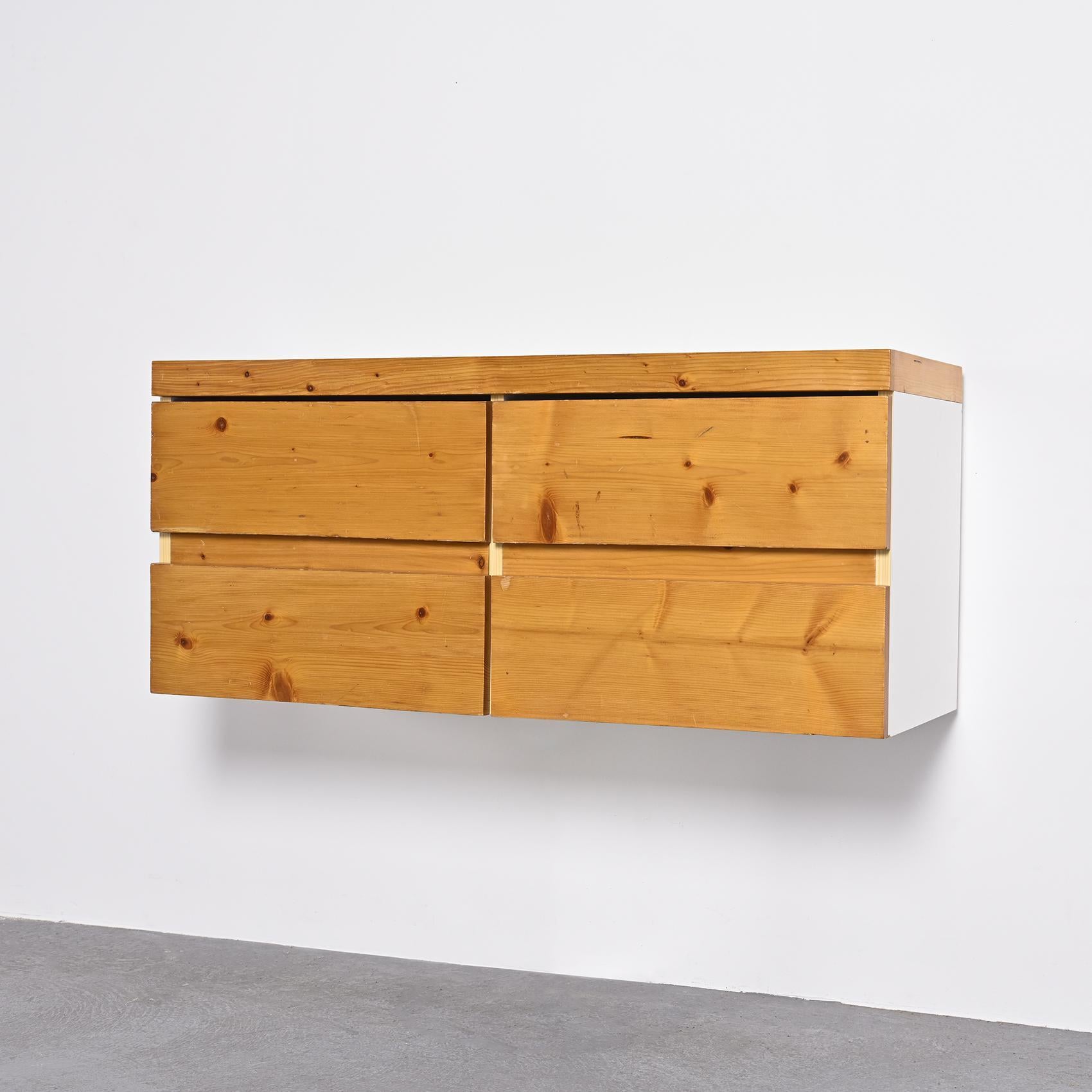 French Wall console by Charlotte Perriand, Les Arcs circa 1976