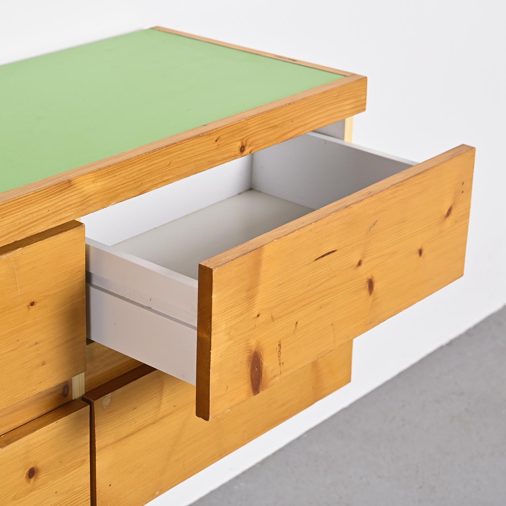 Wall console by Charlotte Perriand, Les Arcs circa 1976 1
