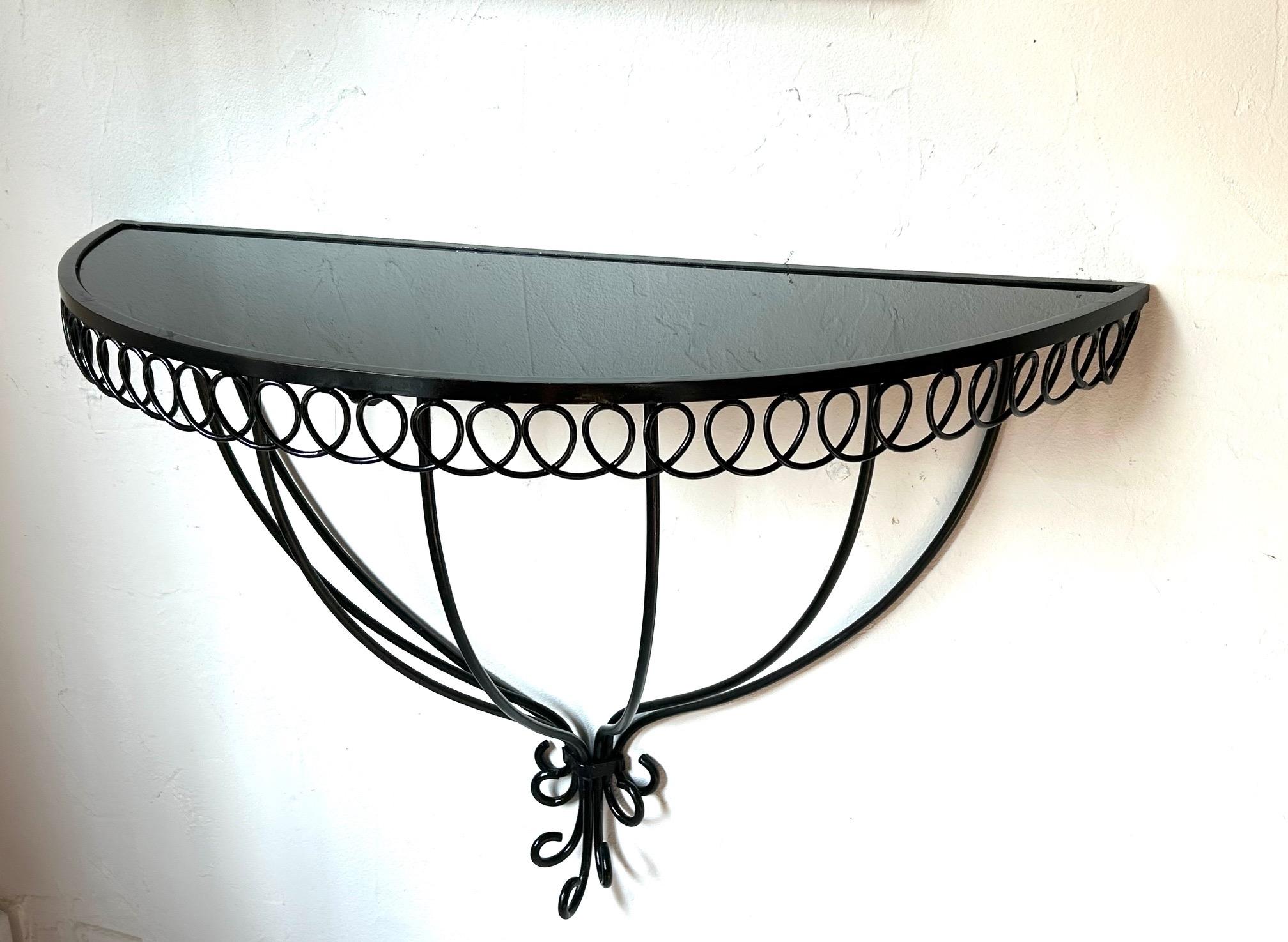 Francese Console da parete di Mathieu Mategot modello Cap d'Ail circa 1950 in vendita
