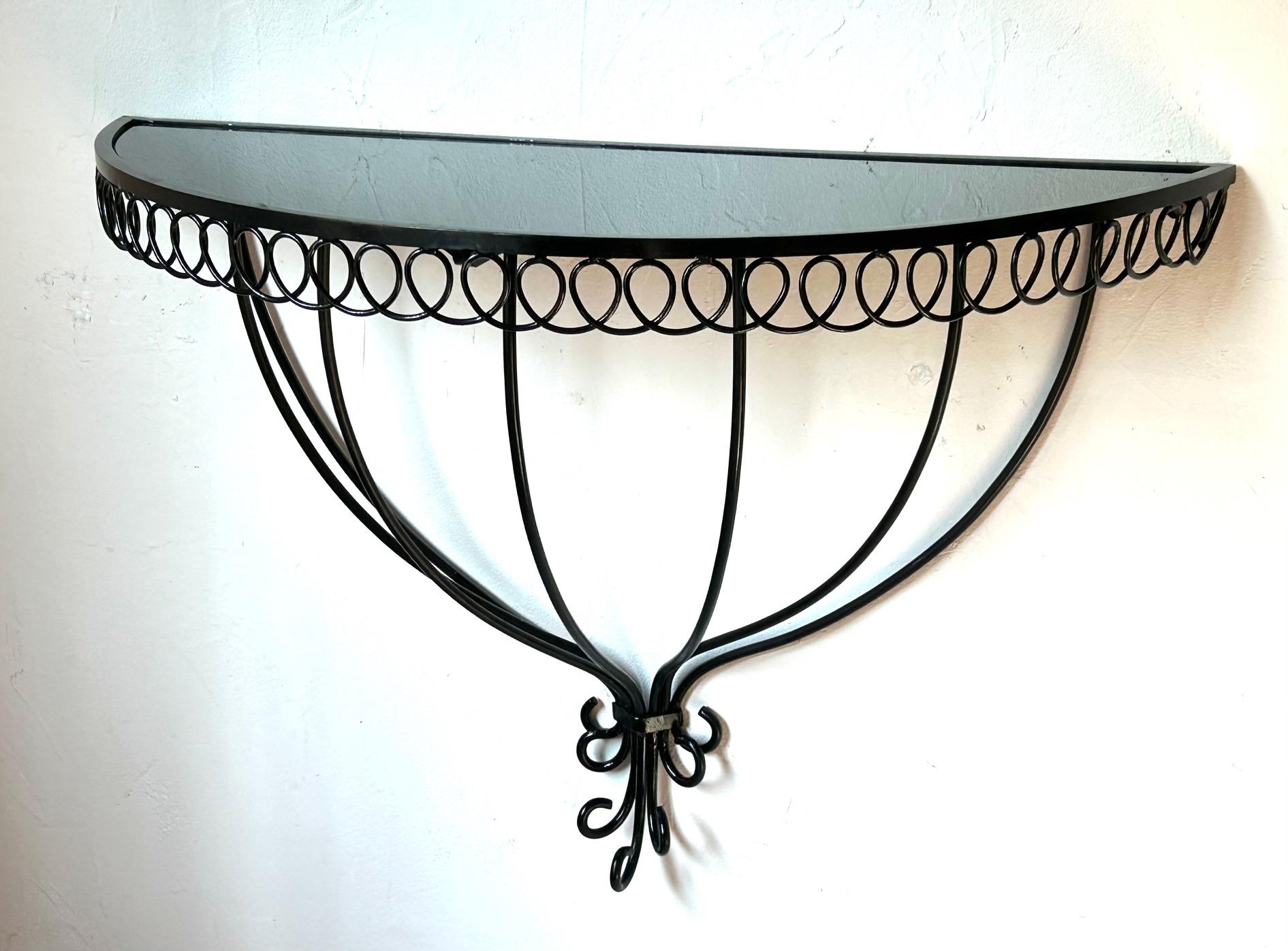 Laccato Console da parete di Mathieu Mategot modello Cap d'Ail circa 1950 in vendita