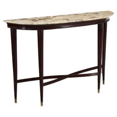 Wall Console Ebony Italy 1950s