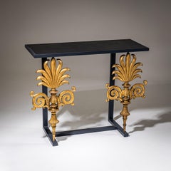 Wall Console with Neoclassical Elements, 19th / 21st Century