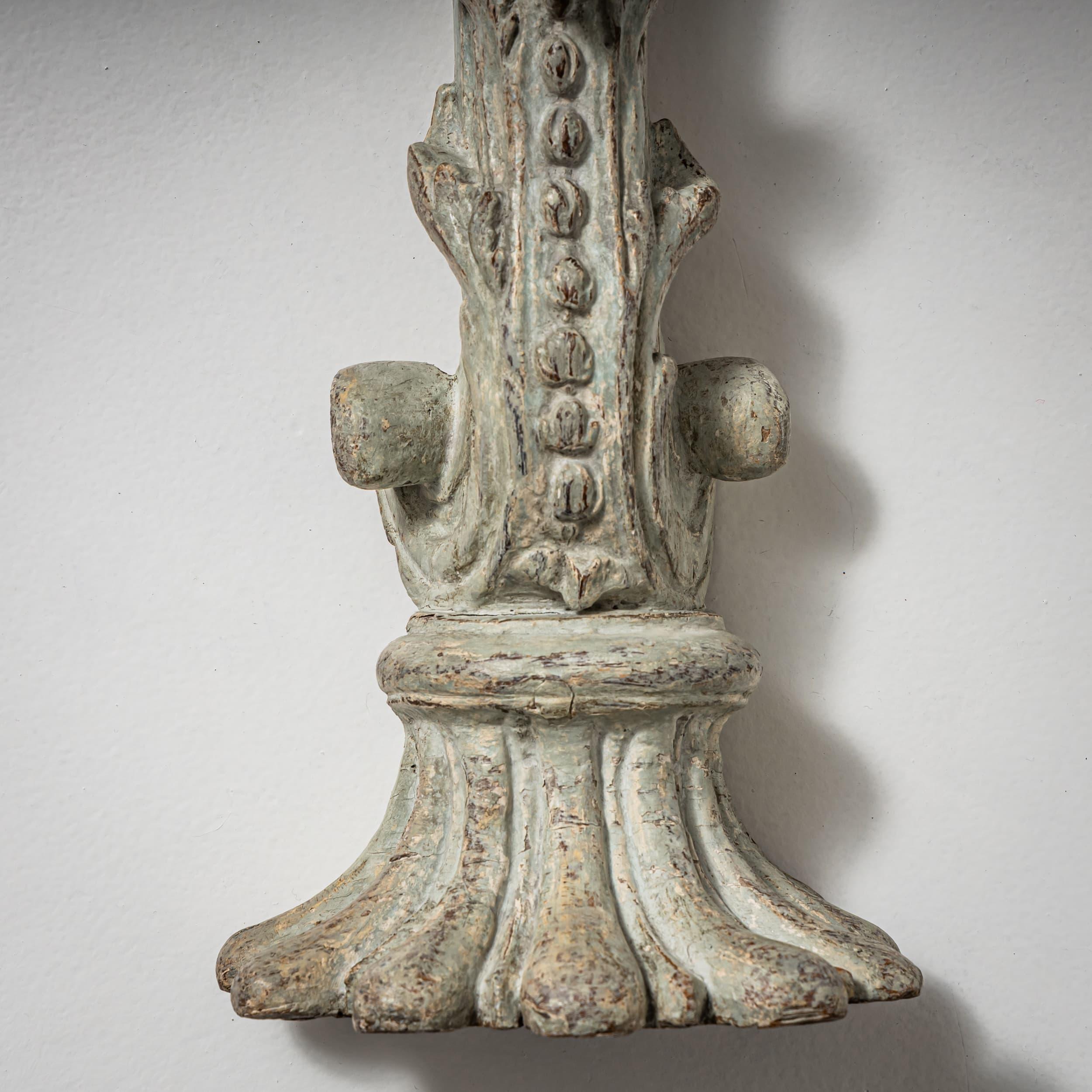 Consola de pared con tapa de mármol rojo, probablemente Francia, 2ª mitad del siglo XVIII en Bueno estado para la venta en Greding, DE