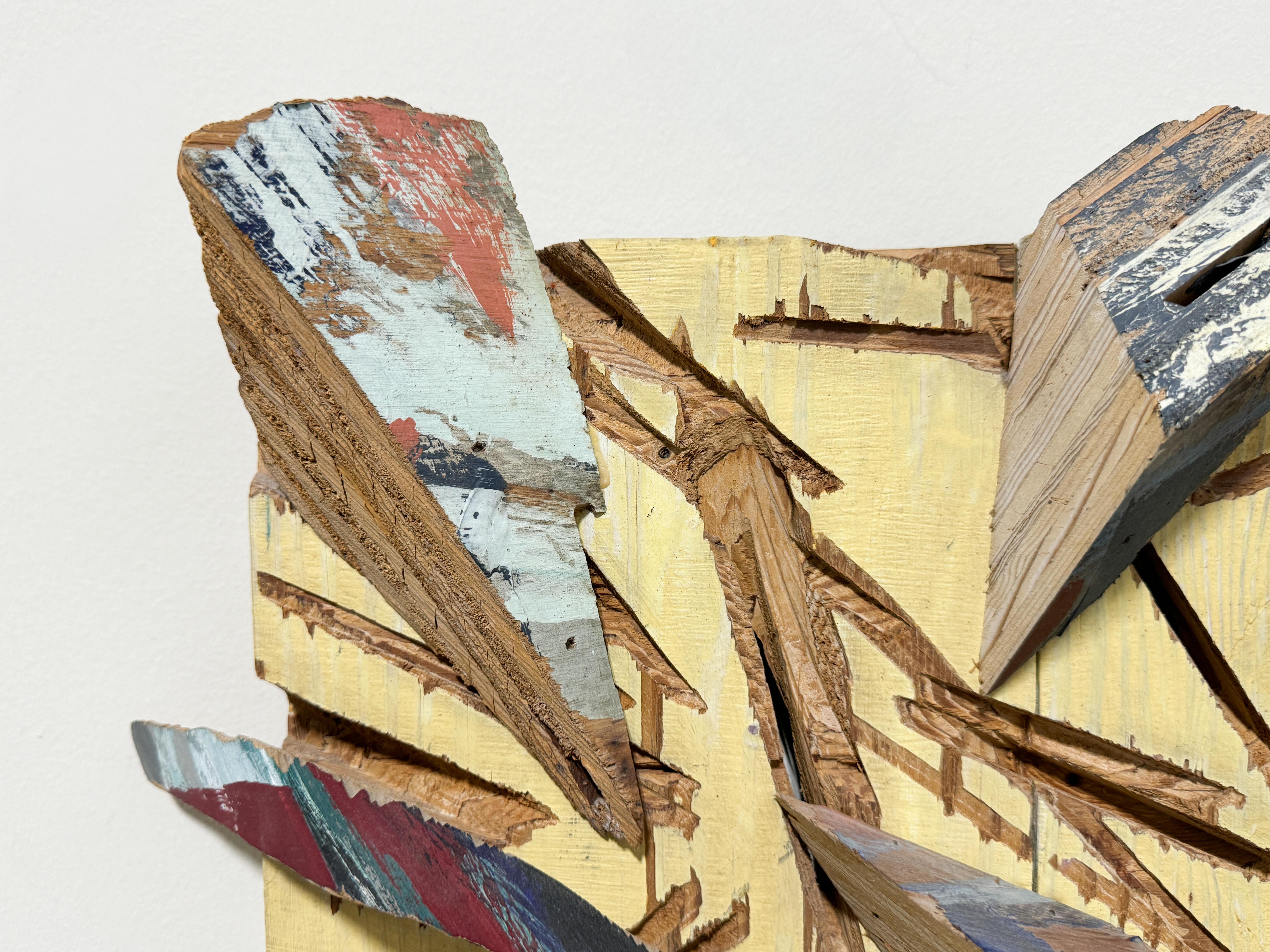 Wandgestaltung von Charles Arnoldi (Holz) im Angebot