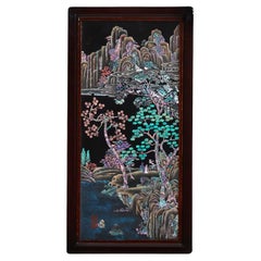Wall Decor Handcrafted Landscape Painting on Wood Panel by Arijian