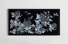 Wall Decor Handcrafted Painting on Wood Panel by Arijian Rose 03