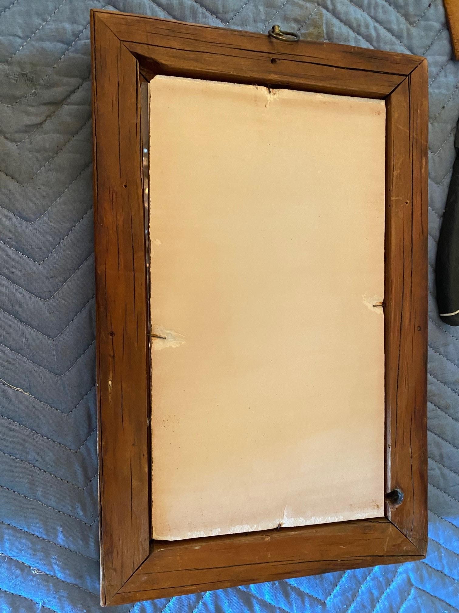 Decorazione da parete Coppia di sagome nere incorniciate Galleria antica di Los Angeles in vendita 4