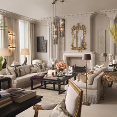 Wall Decoration, Bas Relief, Antique Inspired Stone Pilaster.