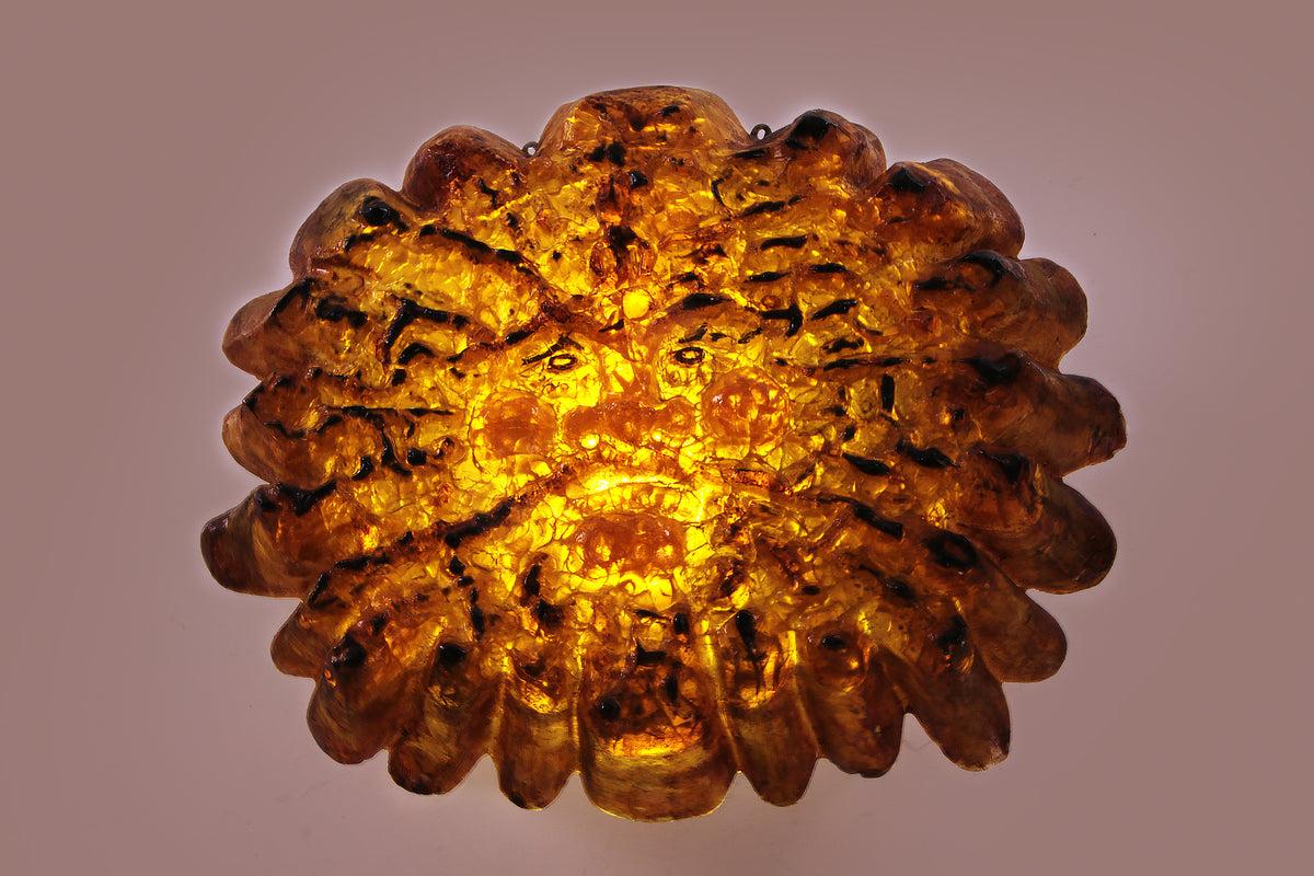 Wall Decoration Design by Matius Made of Resin, 1970 France

This is a beautiful design by the Designer Matius France.

The design is from the 70s.

Made of Resin and the color is yellow or corn yellow.

This is a beautiful representation of a sun