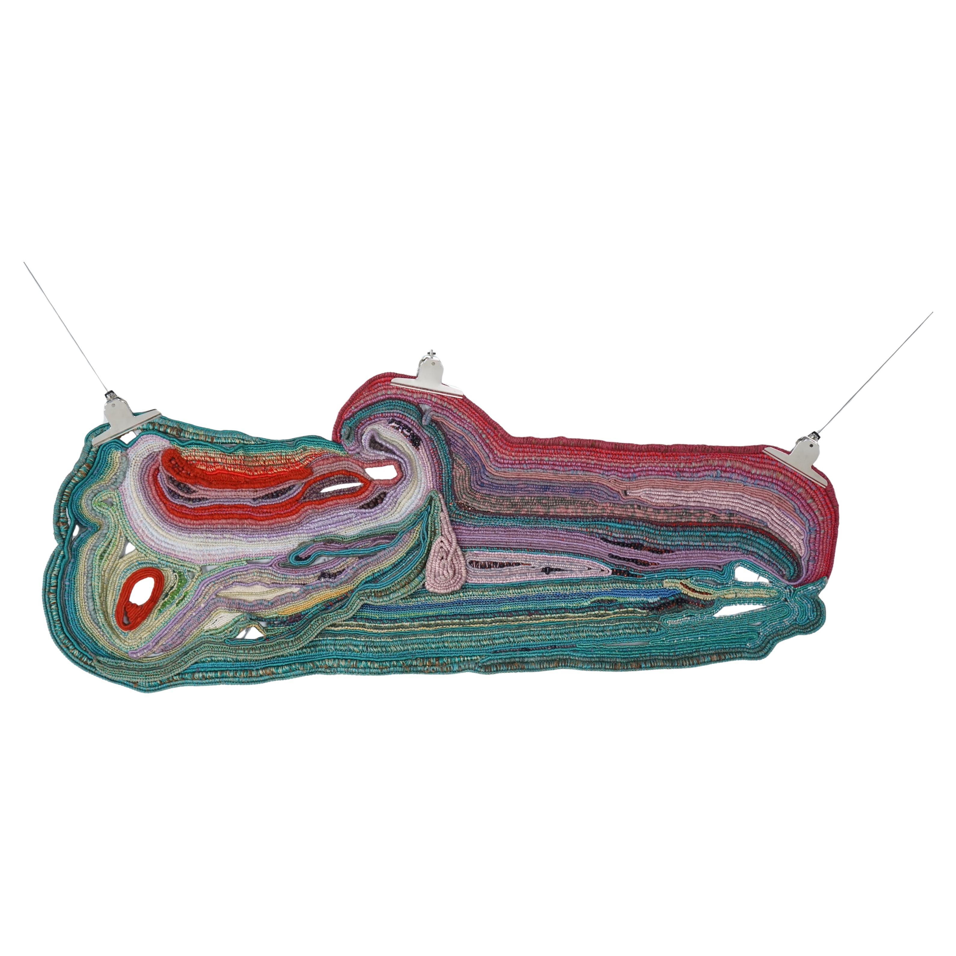 Décoration murale Fiber-Art Textile Design Objects en vente