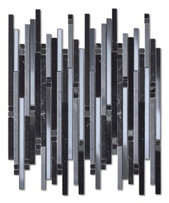 Wall Decoration Mosaic Tesserae Combination Marble Glass Mosaic Mirrored Glass