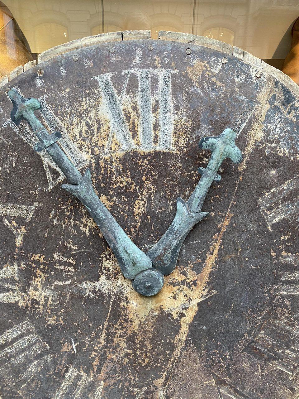 Early 20th Century Wall Decoration-Vintage Cadran Clock Face