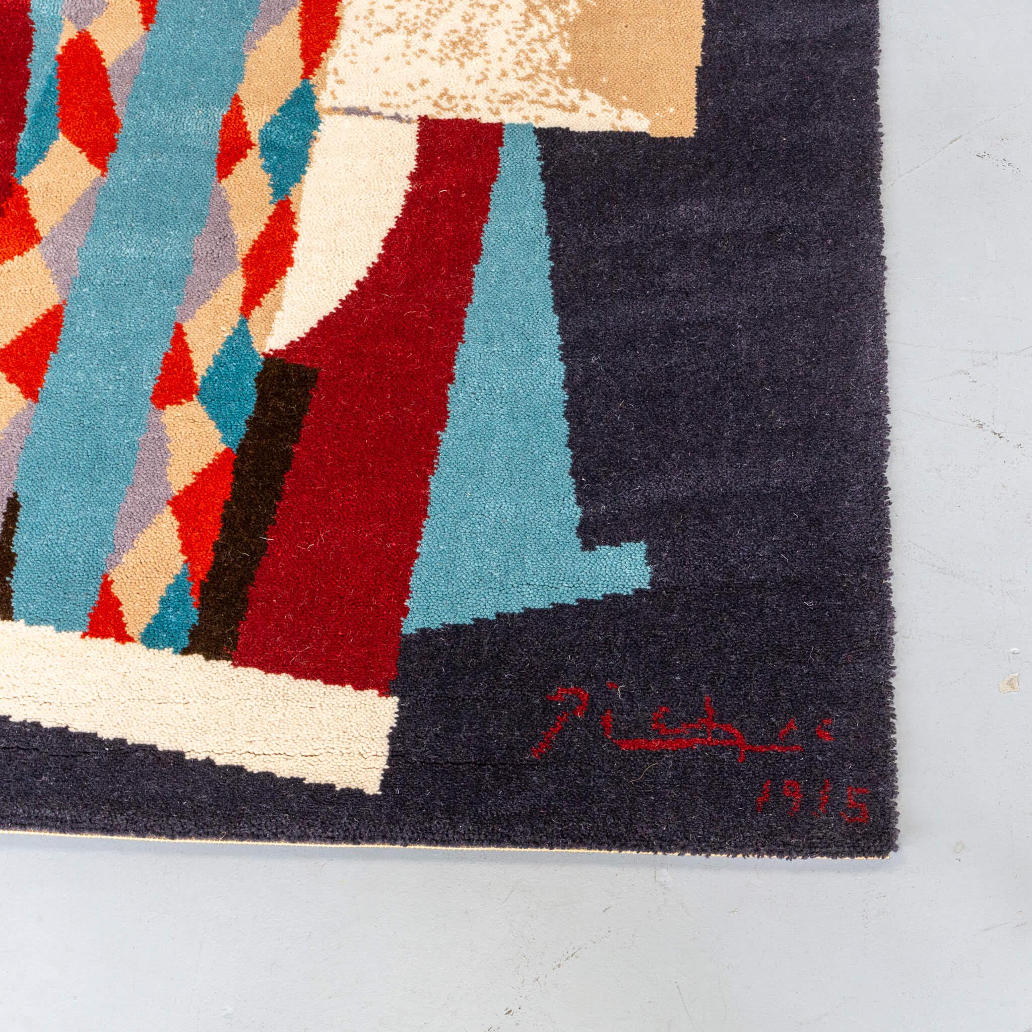 Post-Modern Wall /Floor Carpet Picasso “Arlequin” for Desso Netherlands For Sale