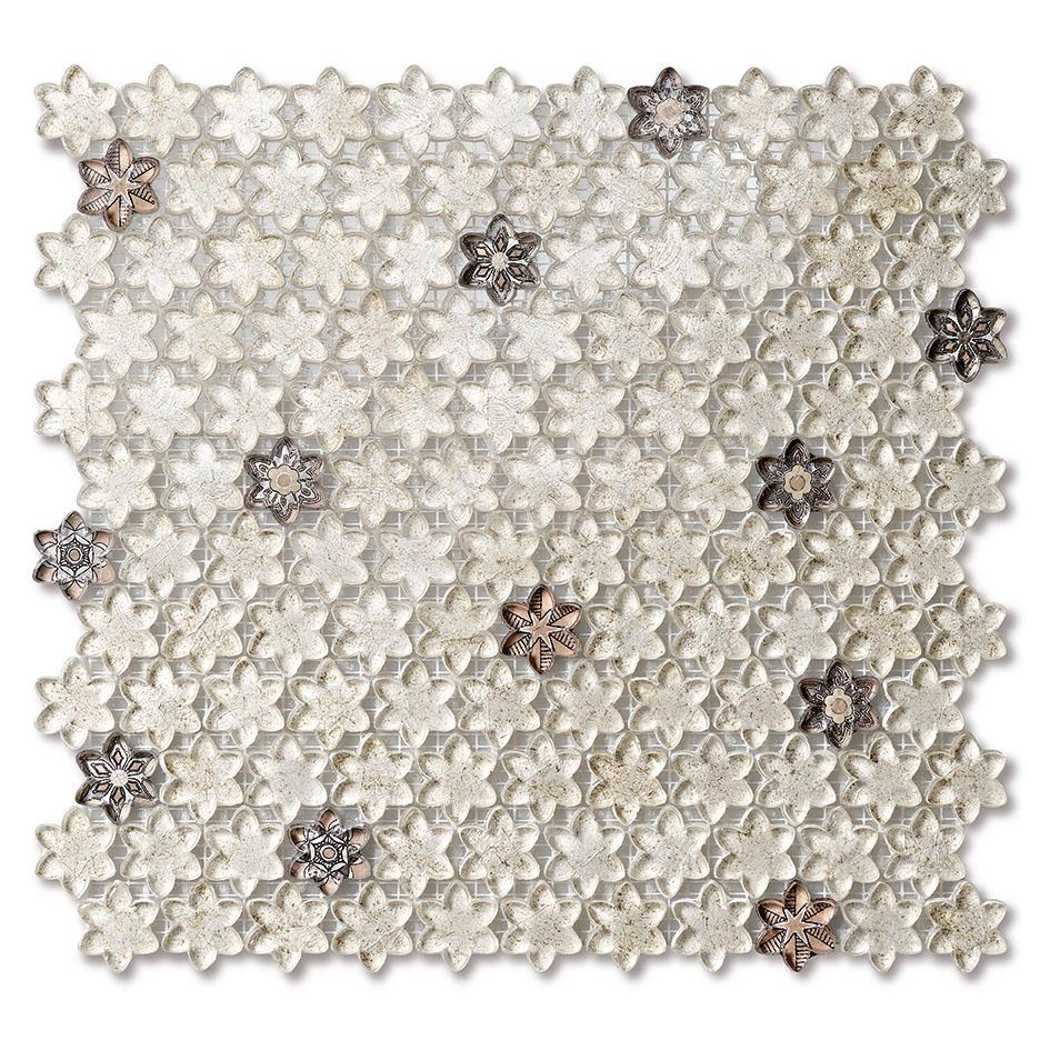 Mosaico di vetro a parete/pavimento Combinazione di colori personalizzabile in vendita 3