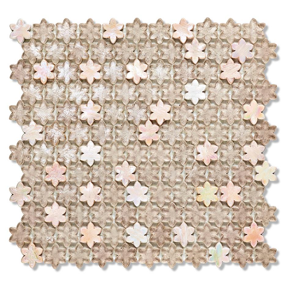 Mosaico di vetro a parete/pavimento Combinazione di colori personalizzabile in vendita 9