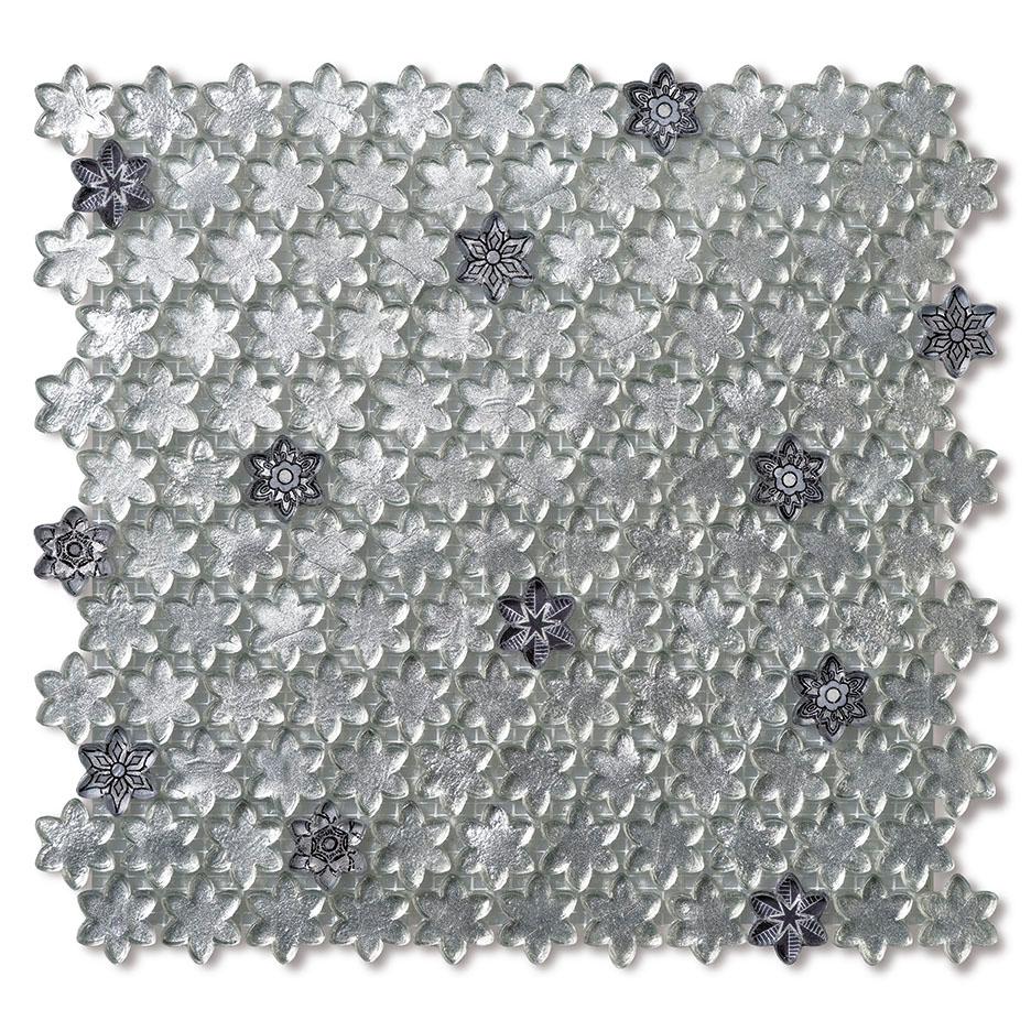 Mosaico di vetro a parete/pavimento Combinazione di colori personalizzabile in vendita 11