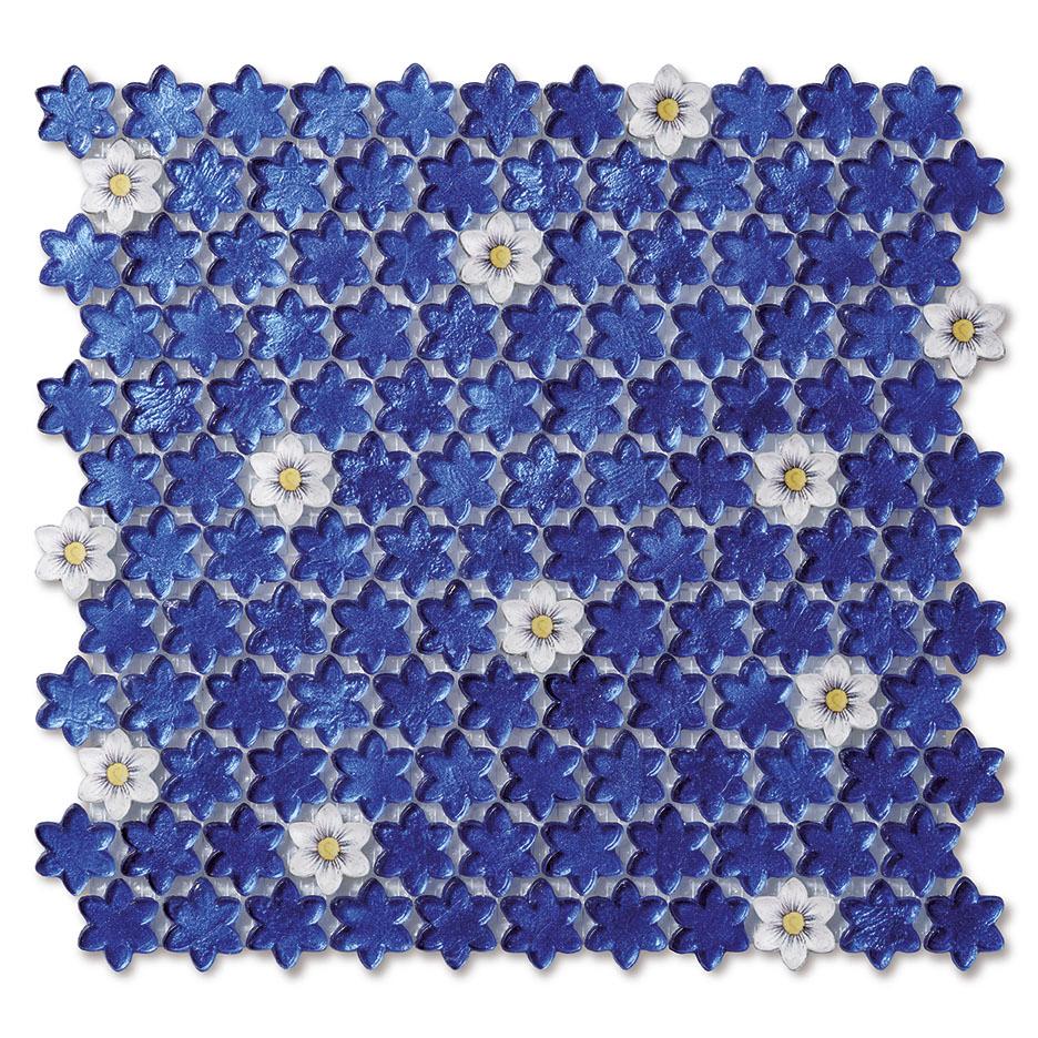 Mosaico di vetro a parete/pavimento Combinazione di colori personalizzabile in vendita 2