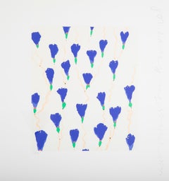 „“Wandblumen“- Serigraphie von Blumen von Donald Sultan
